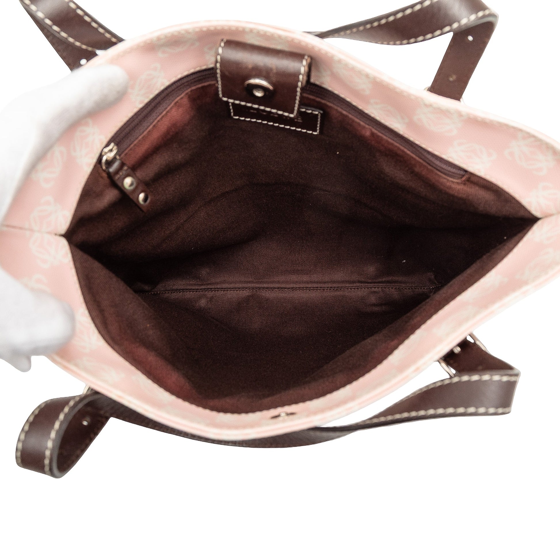 LOEWE Anagram Coated Canvas Tote