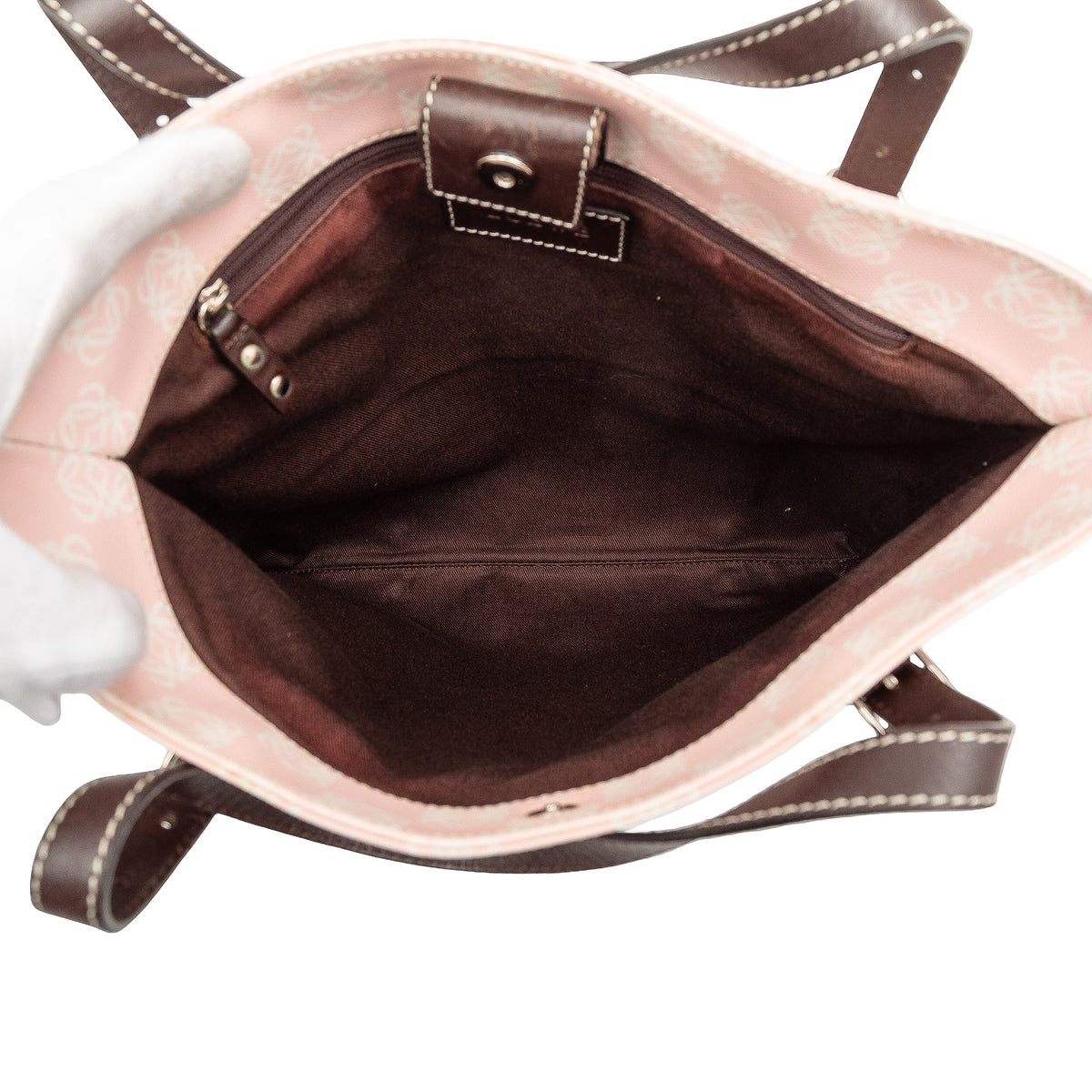 LOEWE Anagram Coated Canvas Tote