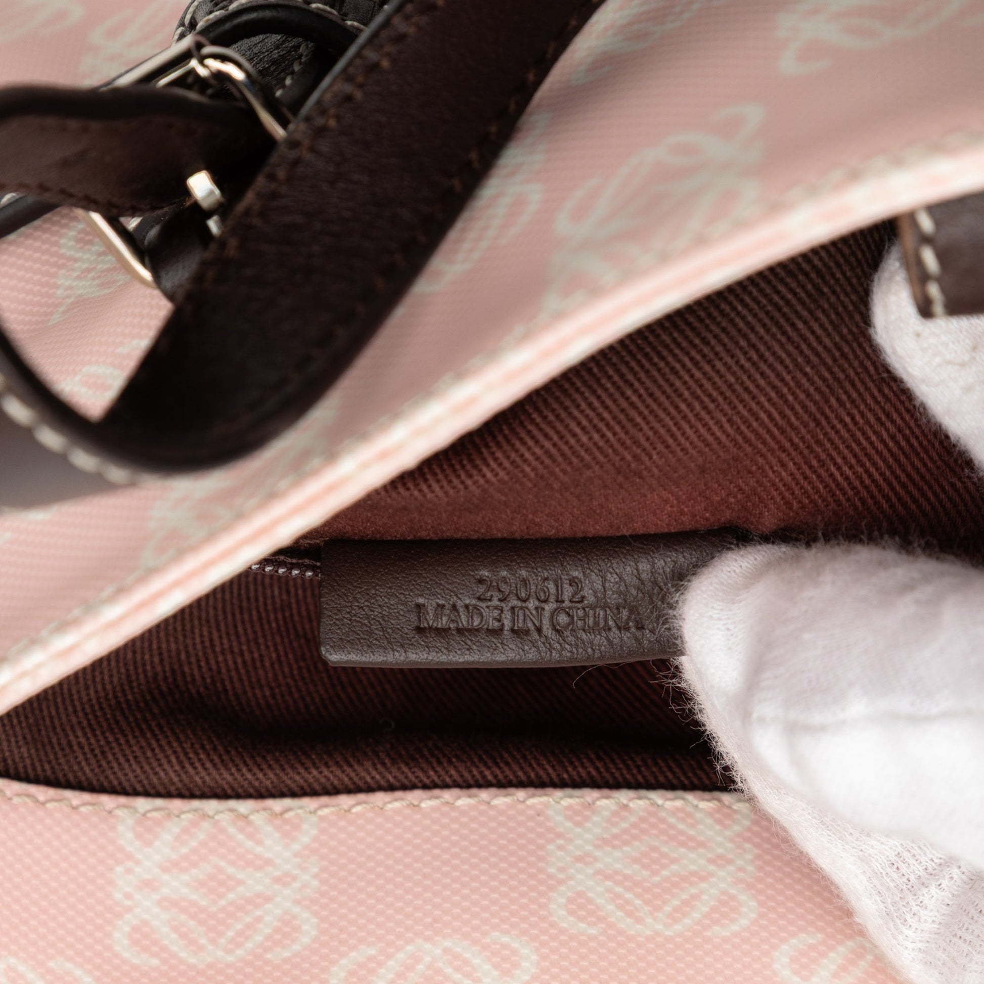 LOEWE Anagram Coated Canvas Tote