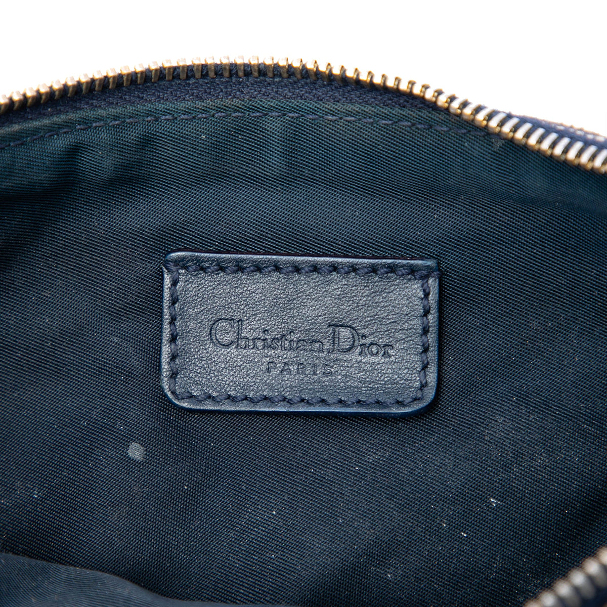 Dior Mini Diorissimo Canvas Saddle Pochette
