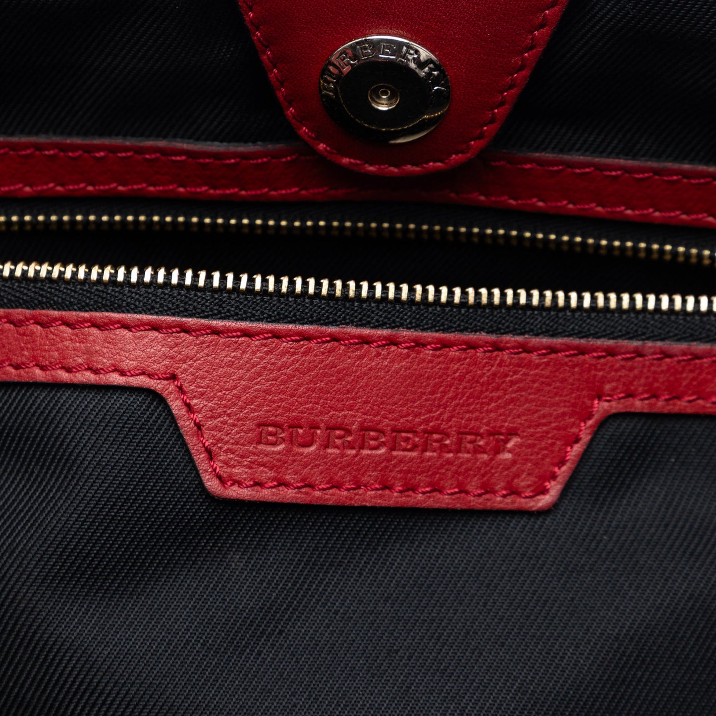 Burberry Small Haymarket Check Canvas and Leather Canterbury Tote
