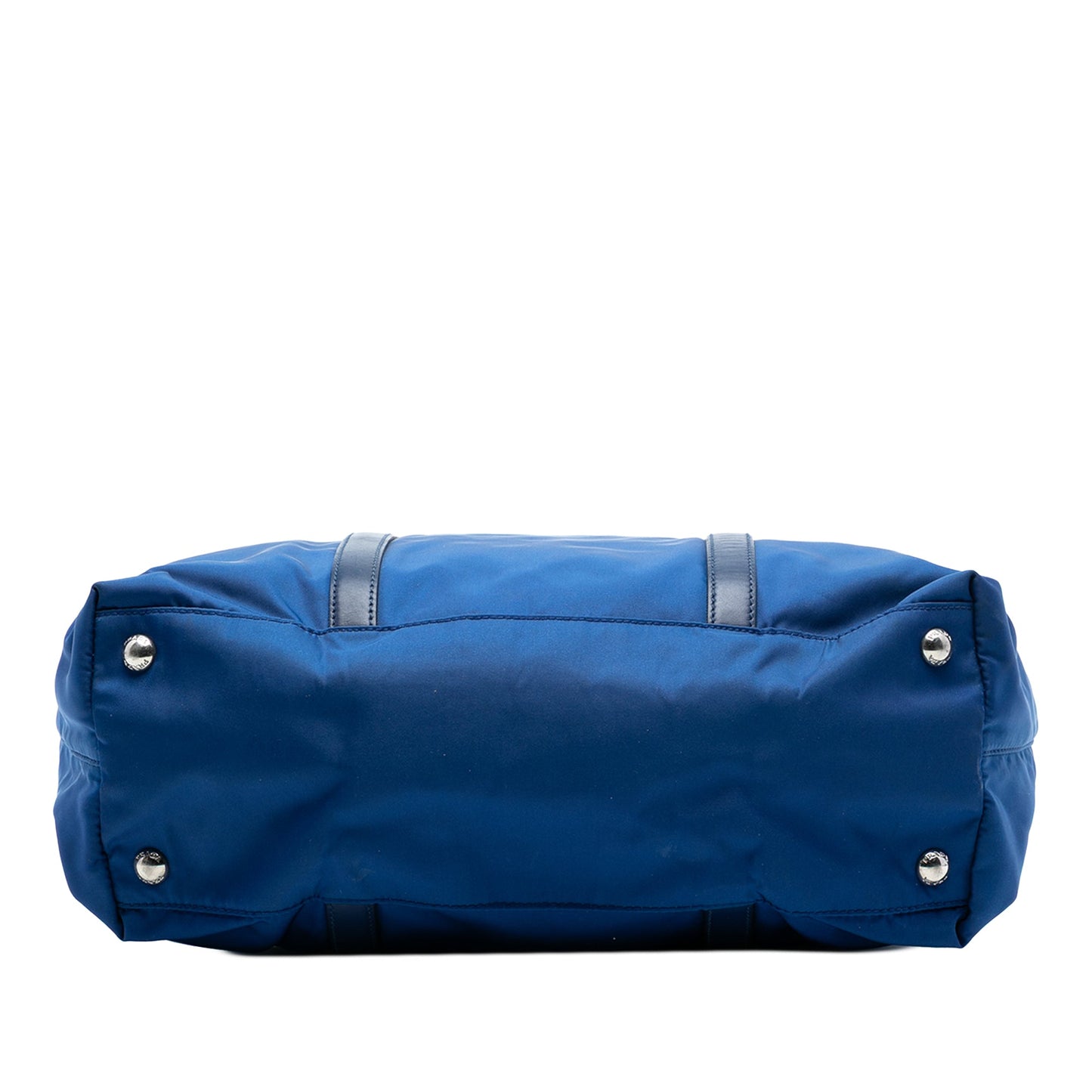 Prada Vitello Trimmed Tessuto Satchel