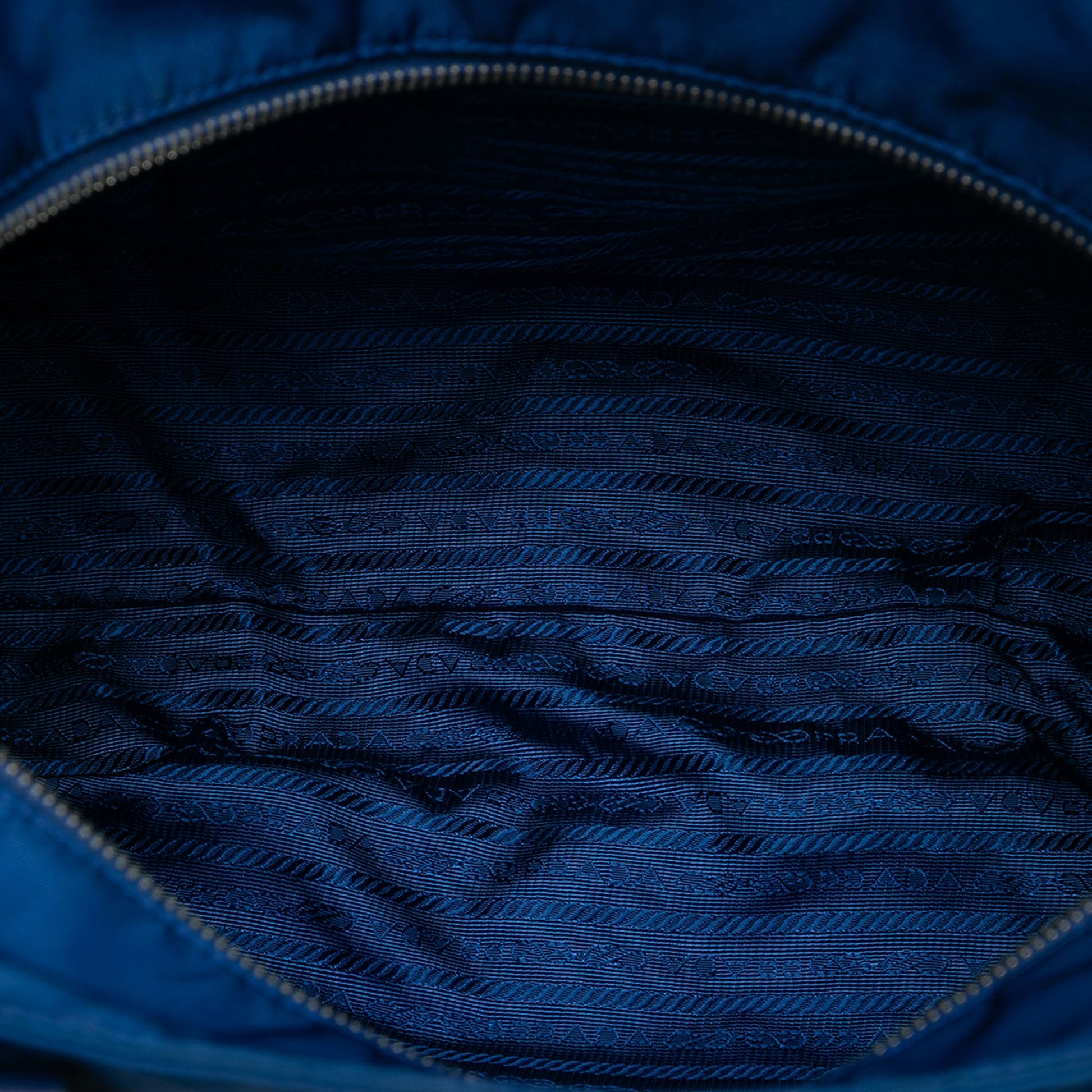 Prada Vitello Trimmed Tessuto Satchel