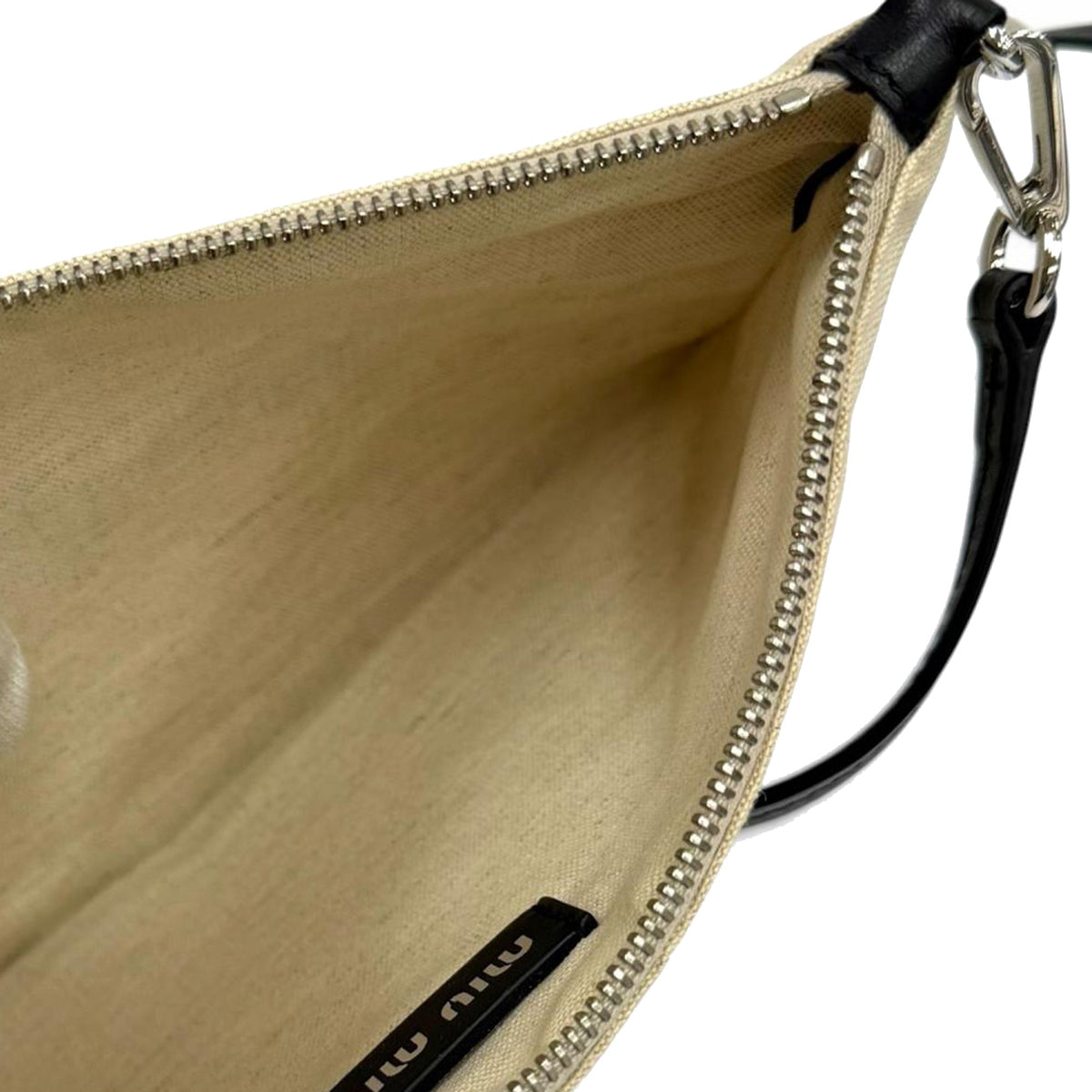 Miu Miu Raffia Mesh Ivy Tote