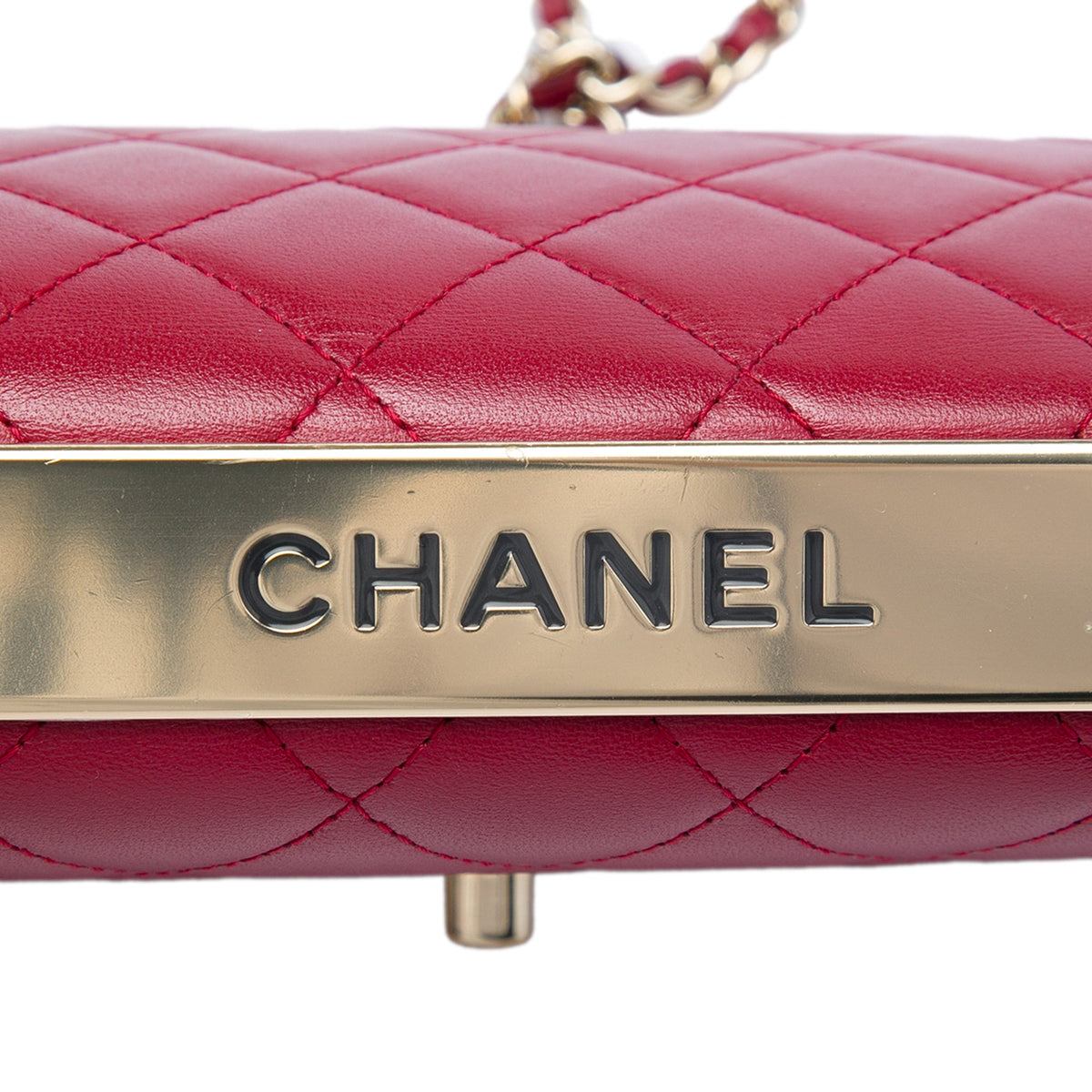 Chanel Quilted Lambskin Trendy CC Wallet On Chain