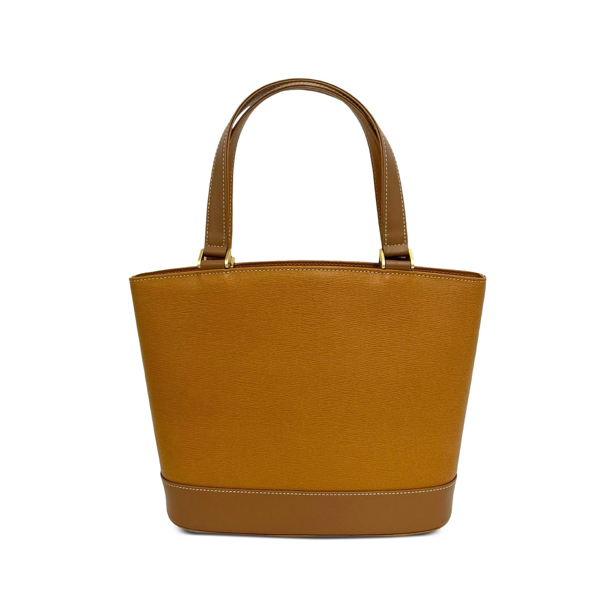 Burberry Leather Tote — Brown