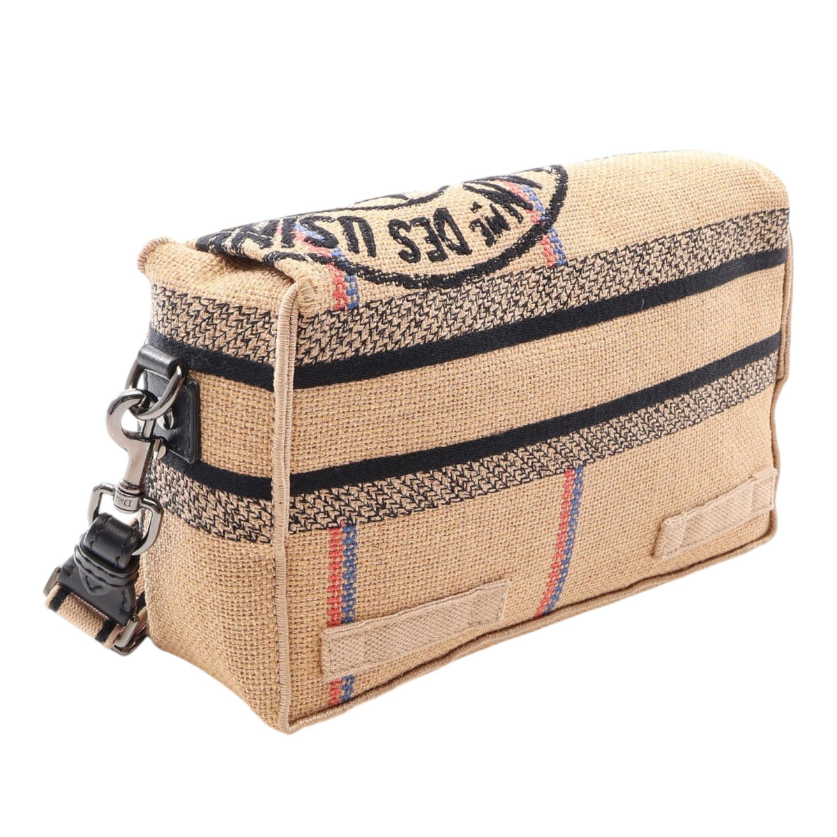 Dior Jute Embroidered Diorcamp Messenger Bag