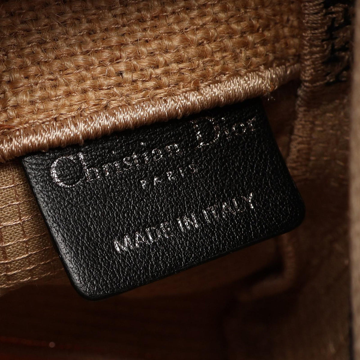 Dior Jute Embroidered Diorcamp Messenger Bag