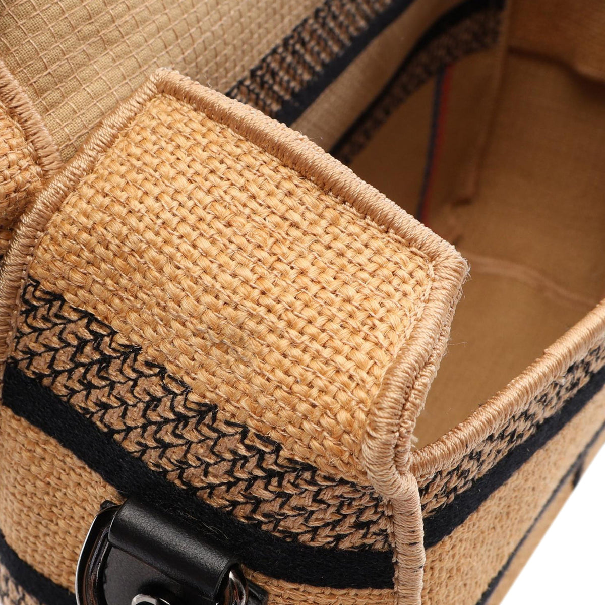 Dior Jute Embroidered Diorcamp Messenger Bag
