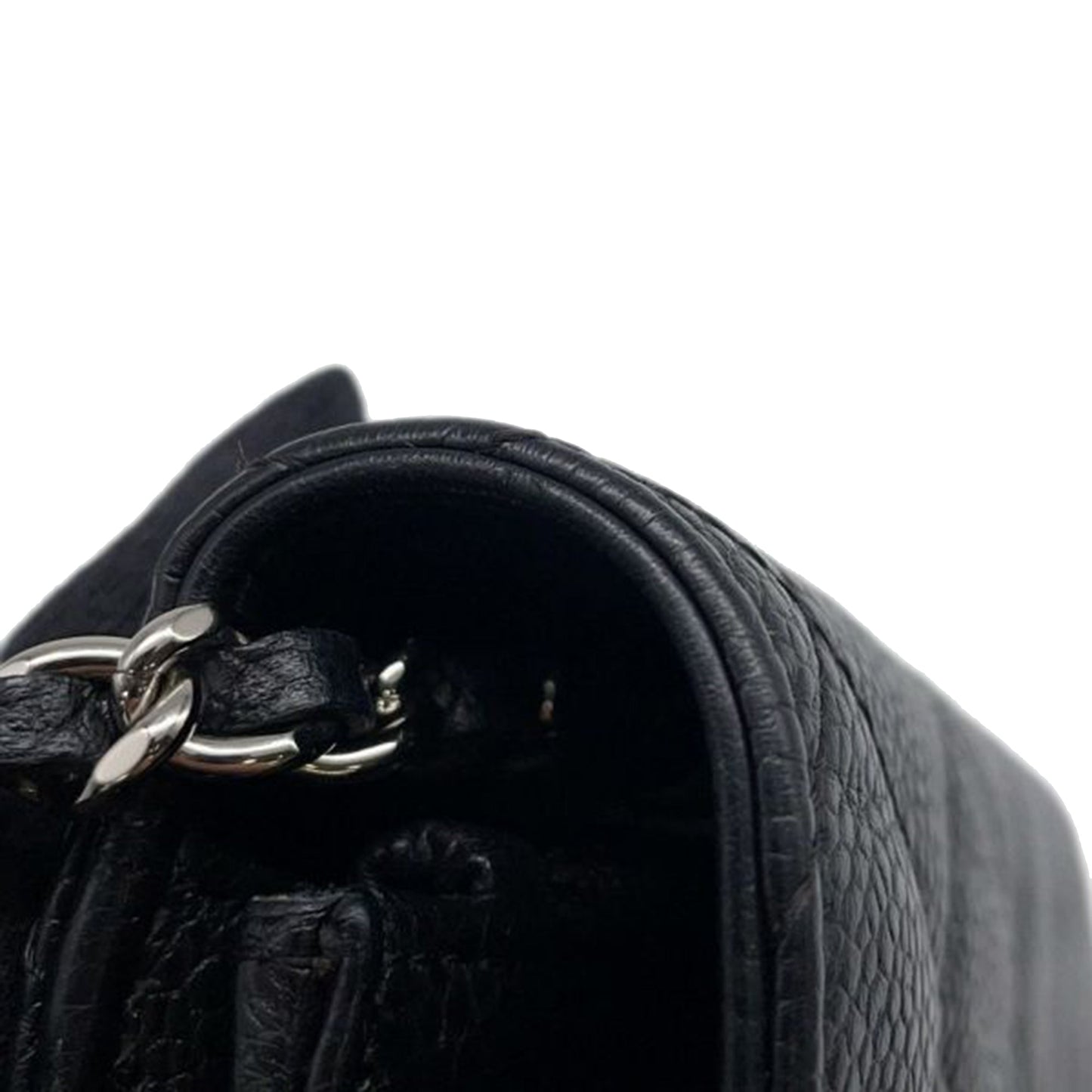 Chanel CC Quilted Caviar Wallet on Chain