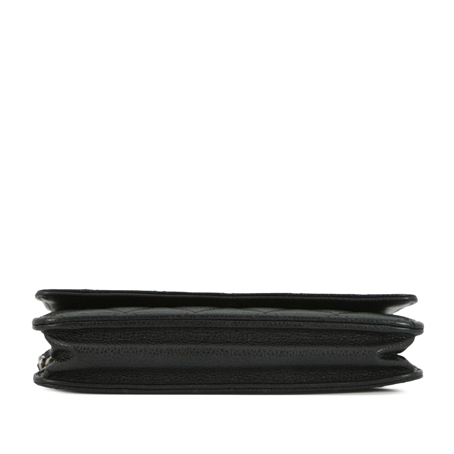 Chanel CC Quilted Caviar Wallet on Chain