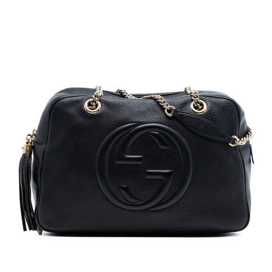 Leather Soho Chain Shoulder Bag