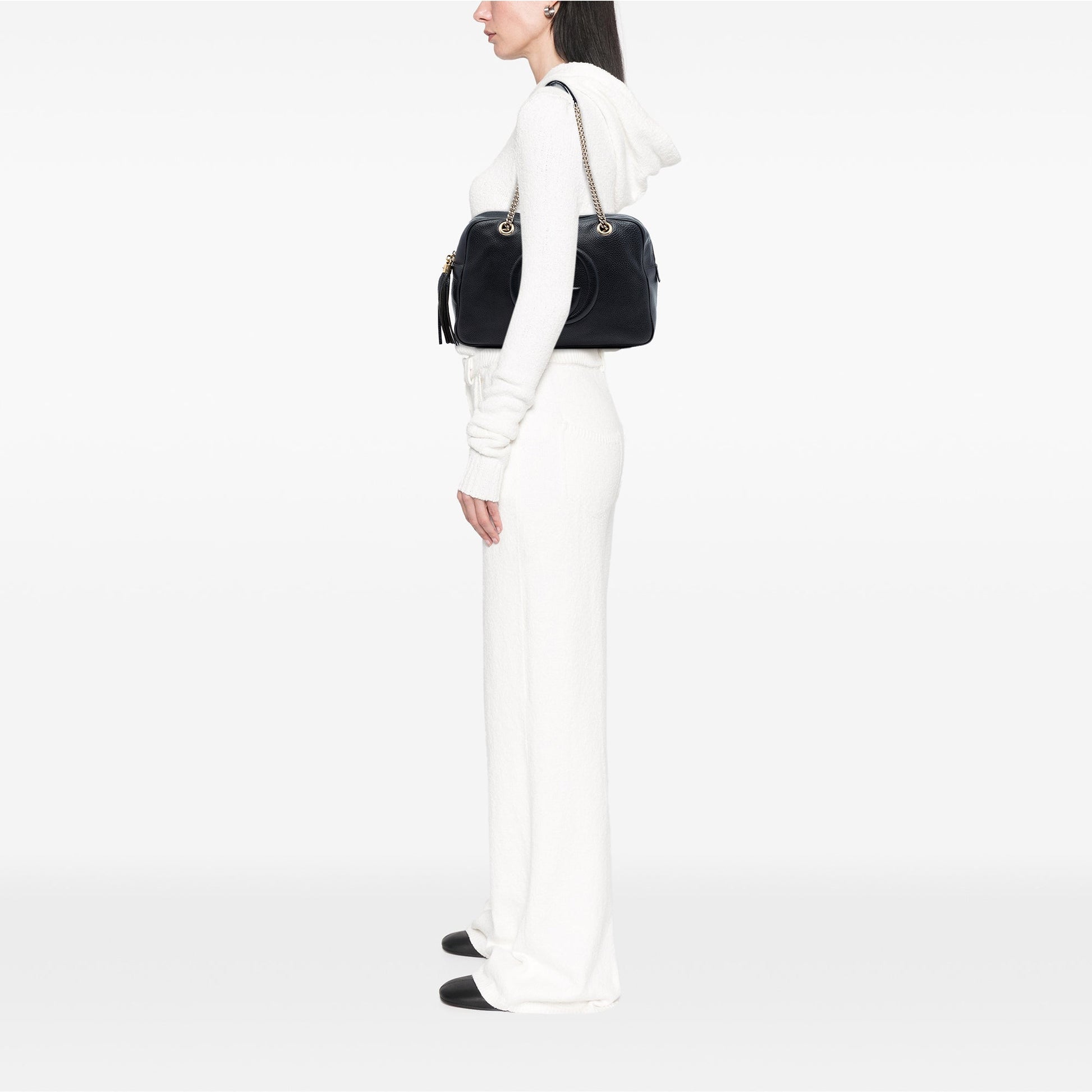 Leather Soho Chain Shoulder Bag