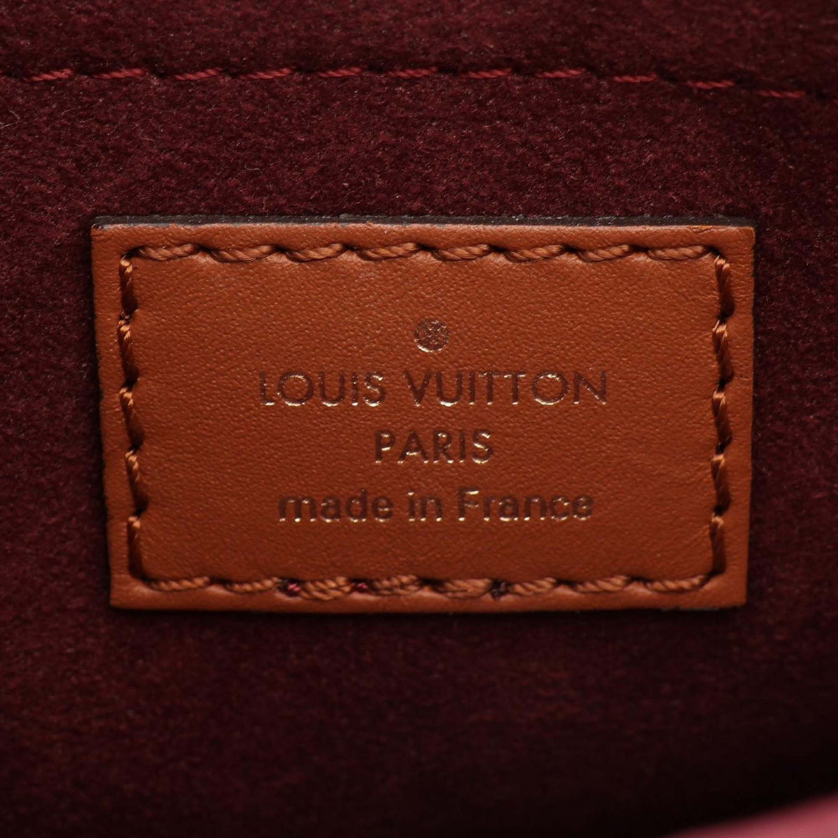 Louis Vuitton Since 1854 Petit Sac Plat — Red