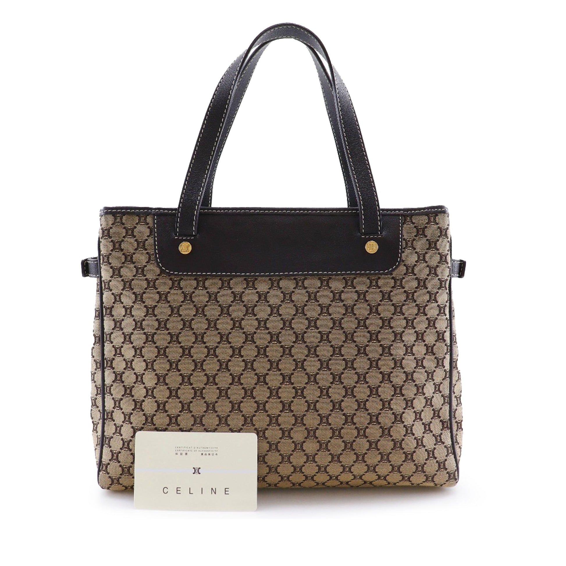Celine Macadam Coated Canvas Tote