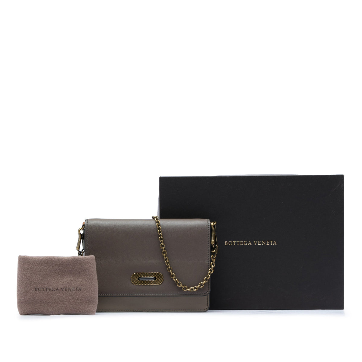 Bottega Veneta Bicolor Nappa Wallet on Chain