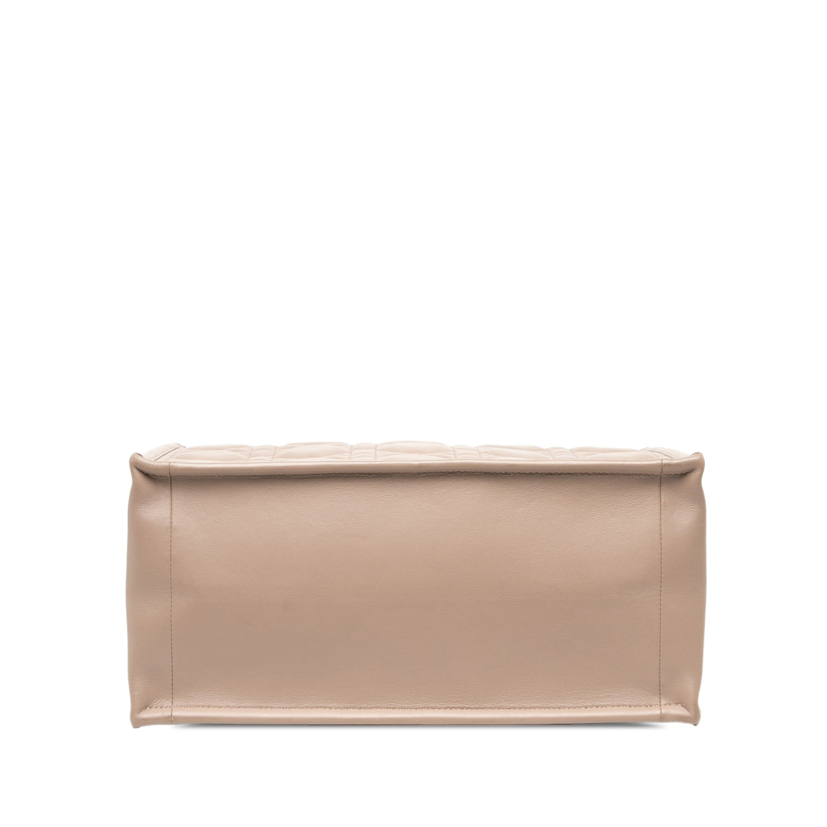 Dior Medium Calfskin Macrocannage Book Tote — Beige
