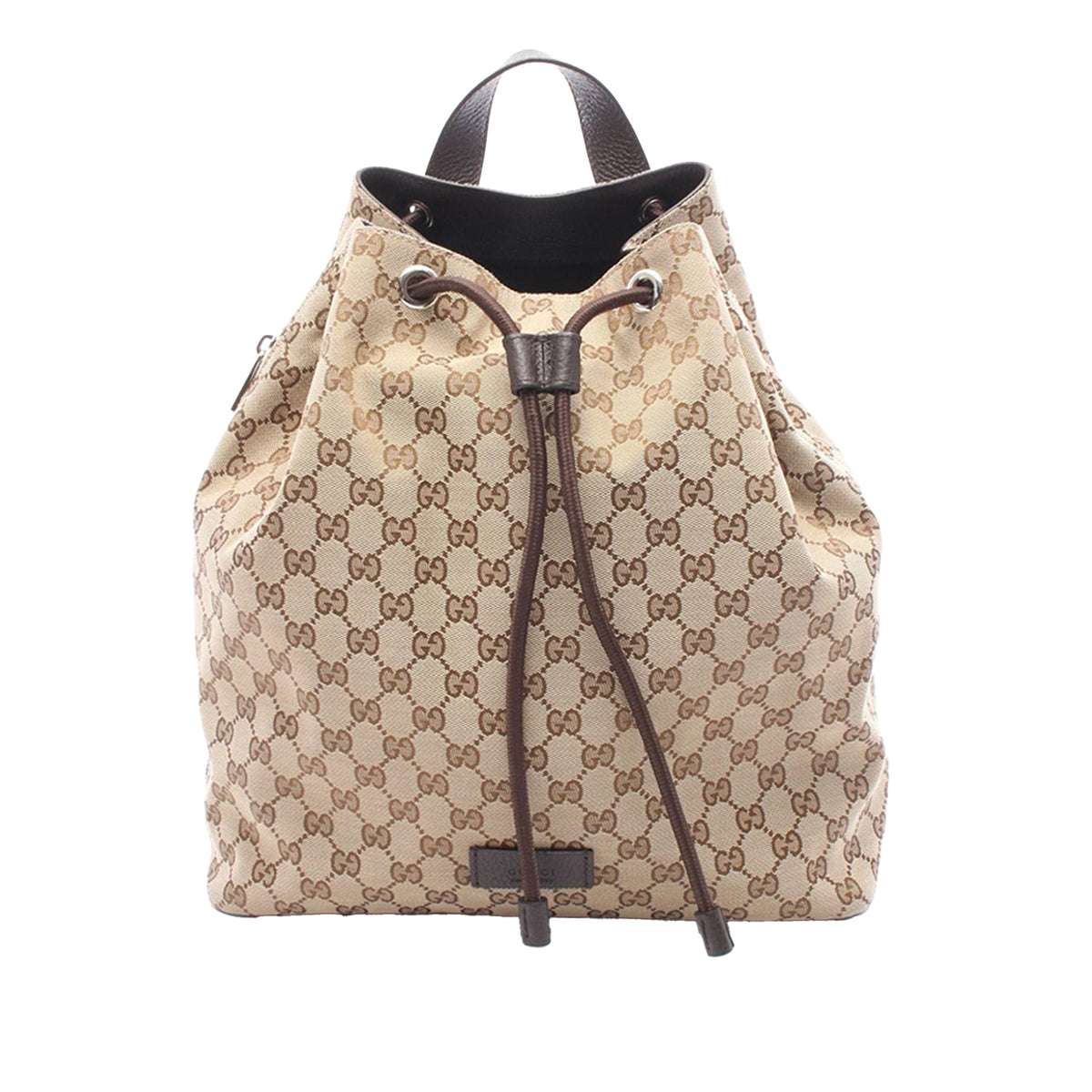 Gucci GG Canvas Drawstring Backpack