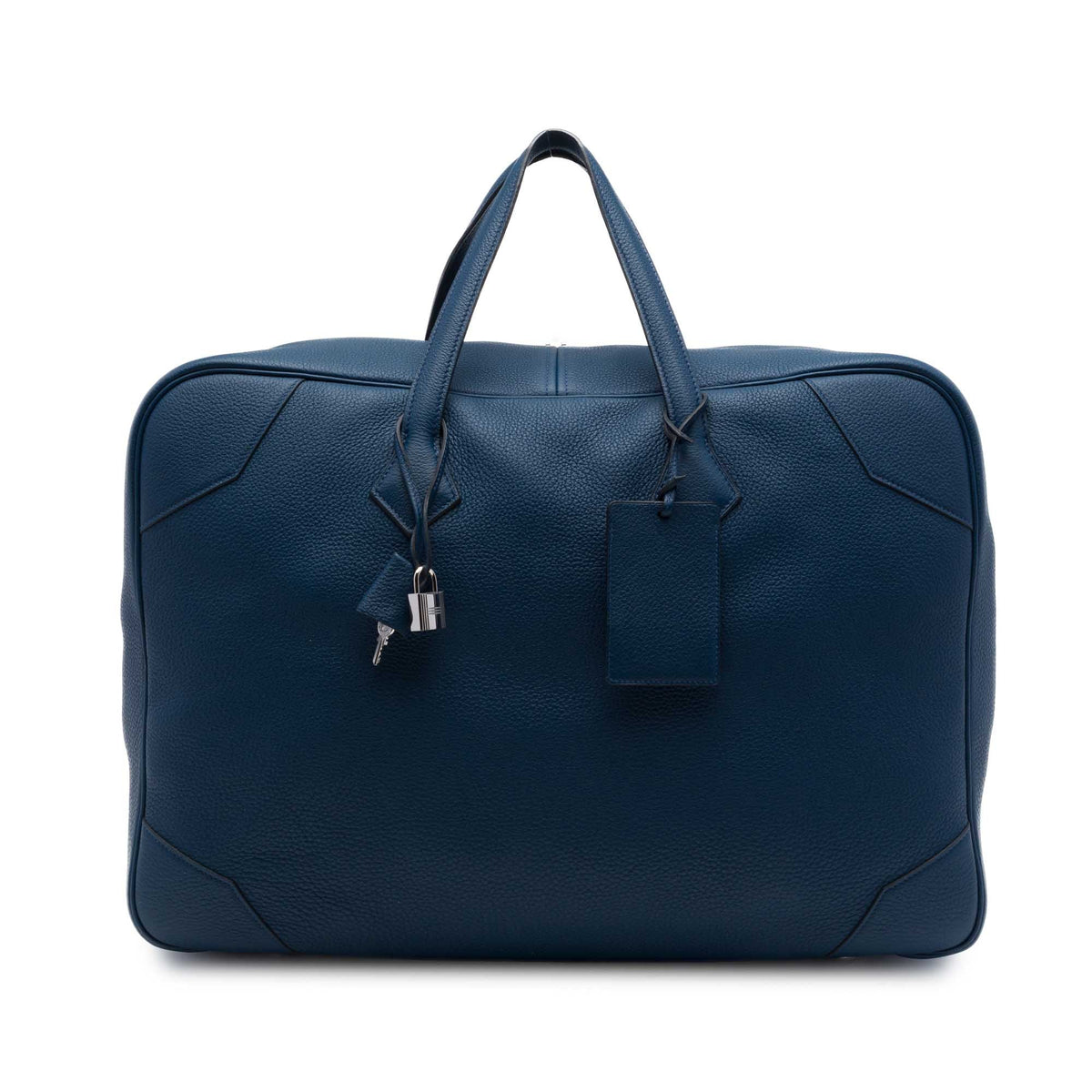 Hermès Clemence Victoria 50 — Blue