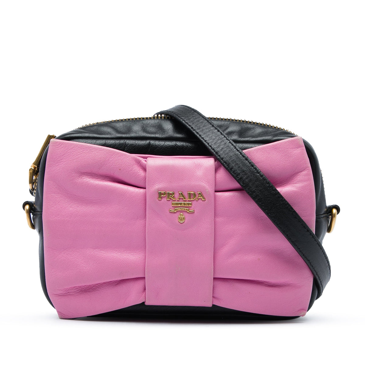 Prada Nappa Fiocco Bow Crossbody
