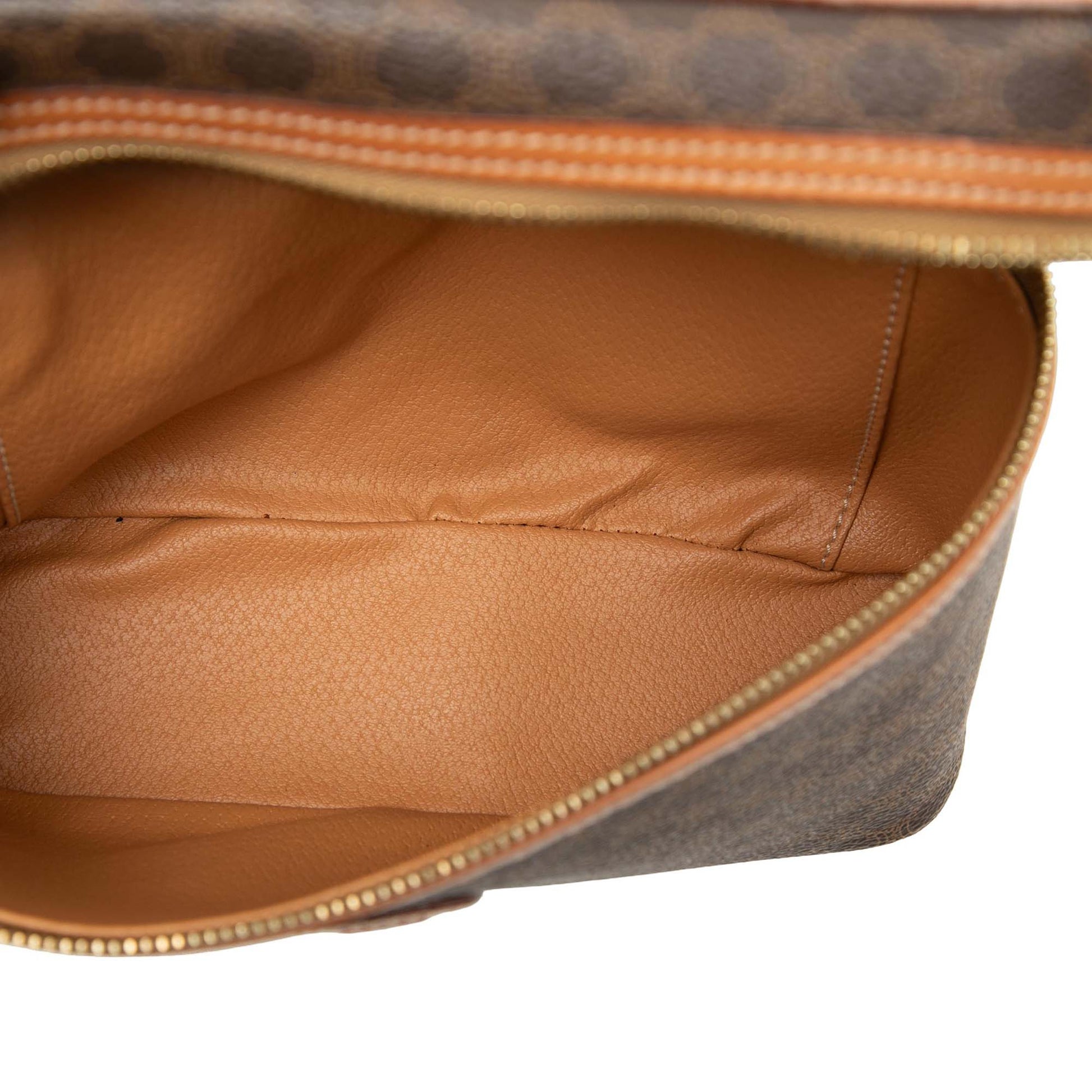 Celine Macadam Coated Canvas Vanity Bag