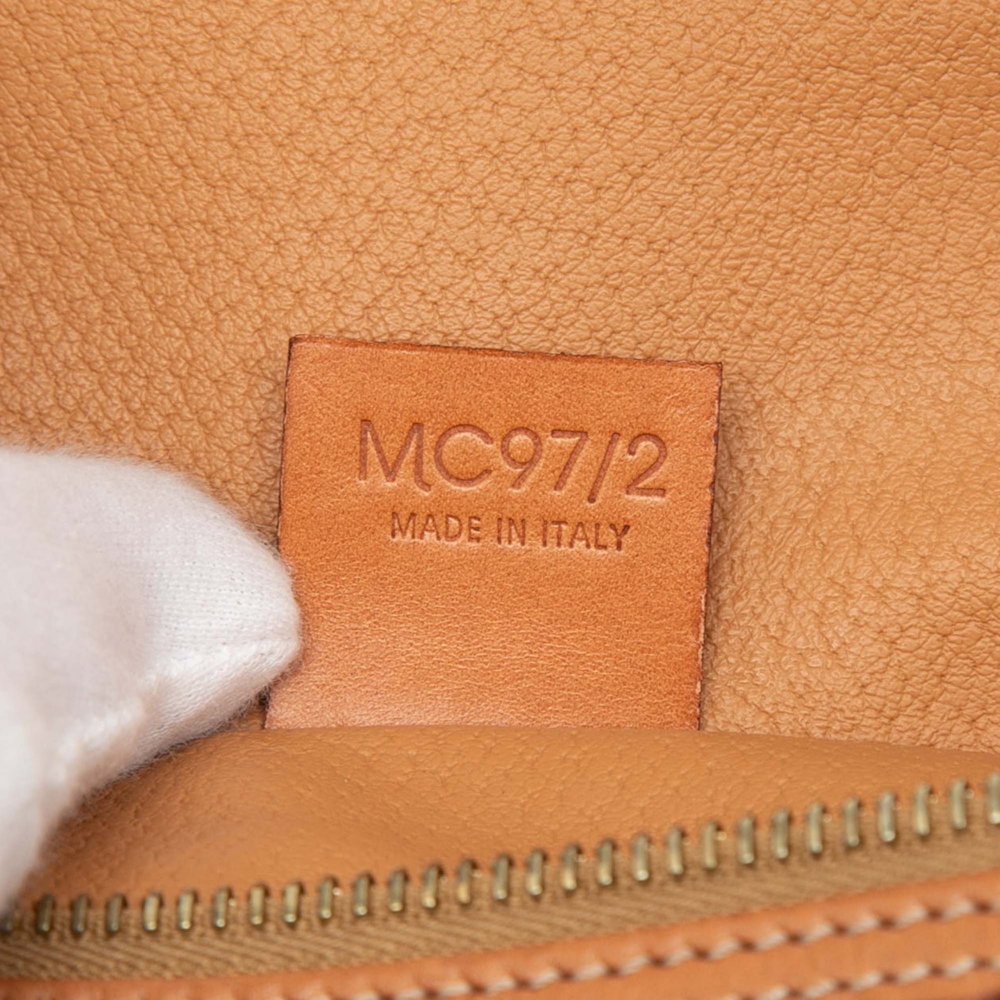 Celine Macadam Coated Canvas Vanity Bag