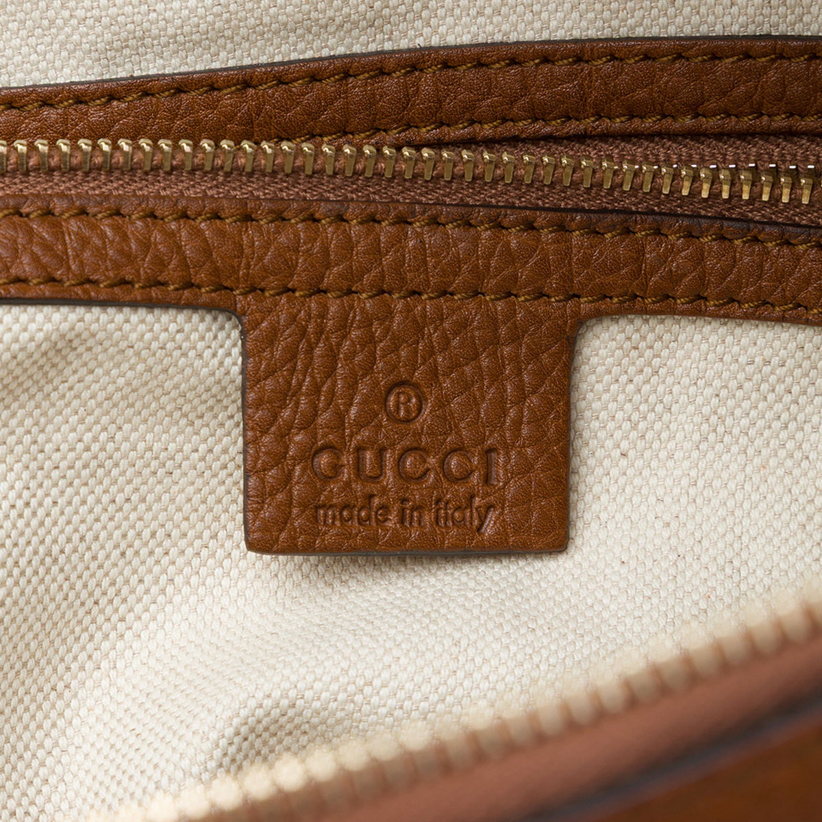 Gucci Medium GG Canvas Bella Shoulder Bag