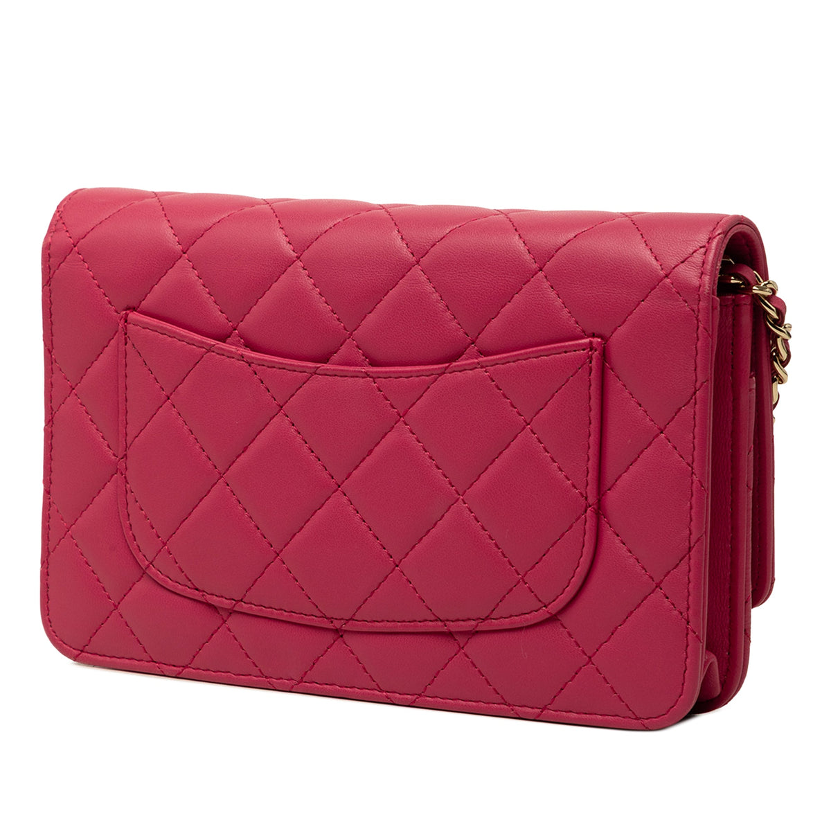 Chanel CC Quilted Lambskin Wallet on Chain