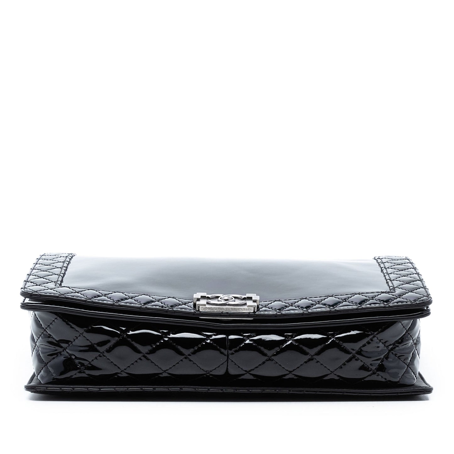 Chanel Extra Large Patent Boy Reverso Flap