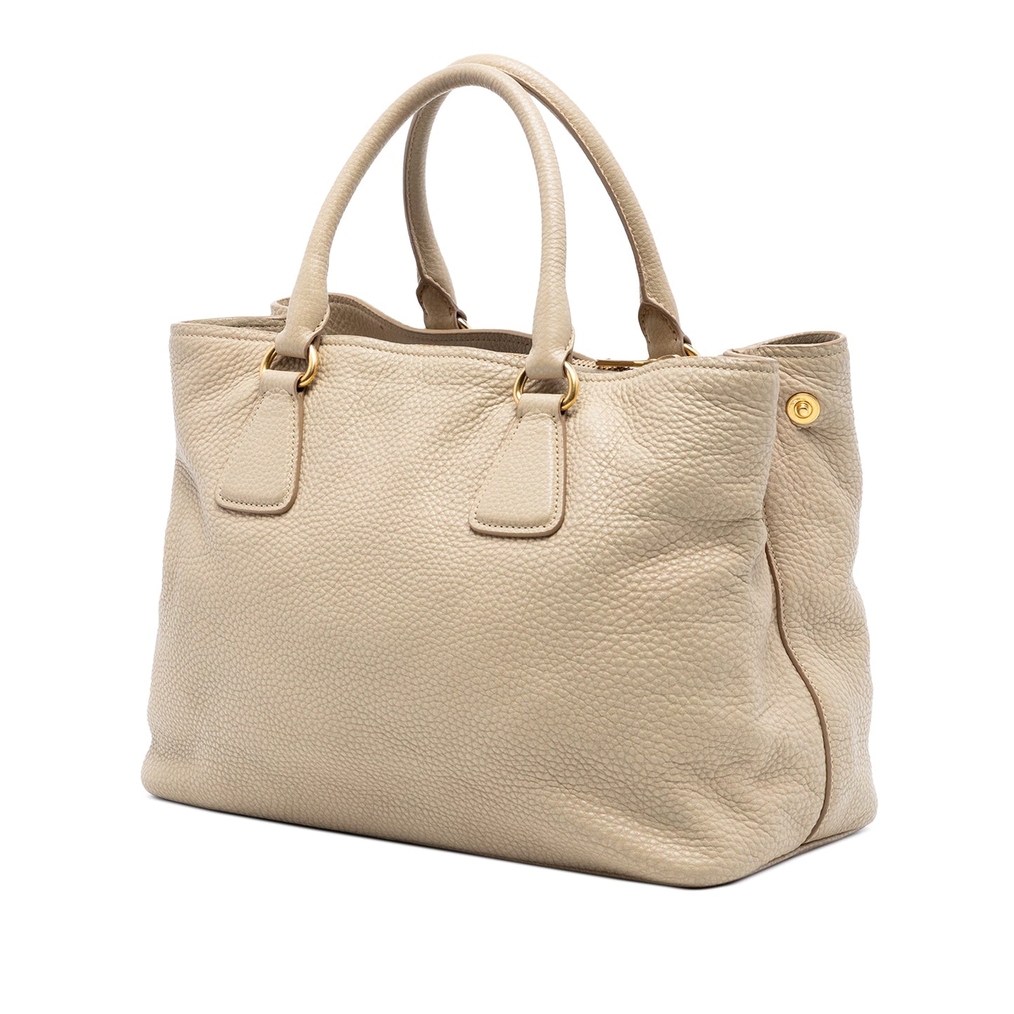 Prada Vitello Daino Open Convertible Tote