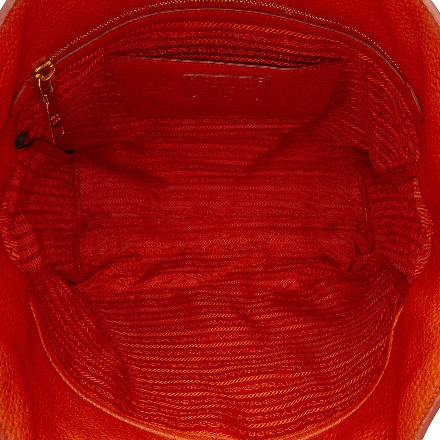 Prada Vitello Daino Open Convertible Tote