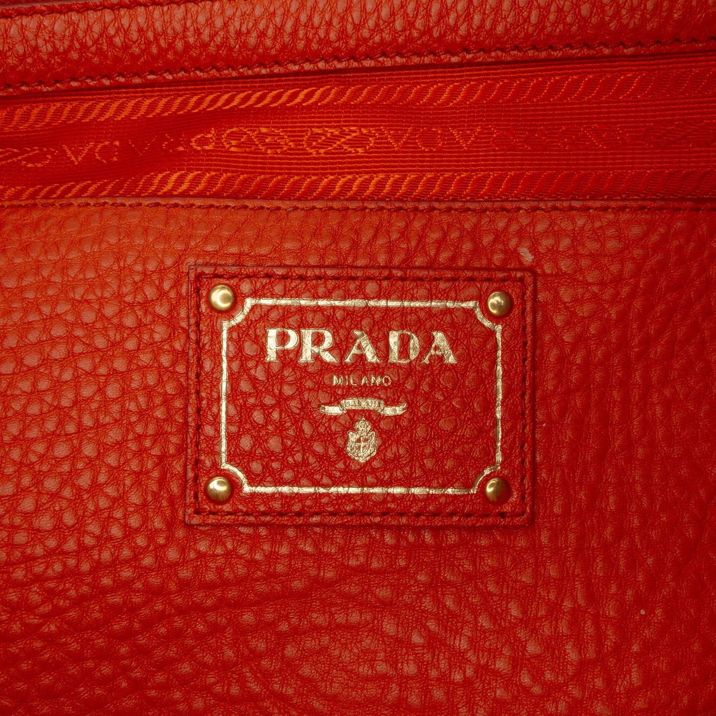 Prada Vitello Daino Open Convertible Tote