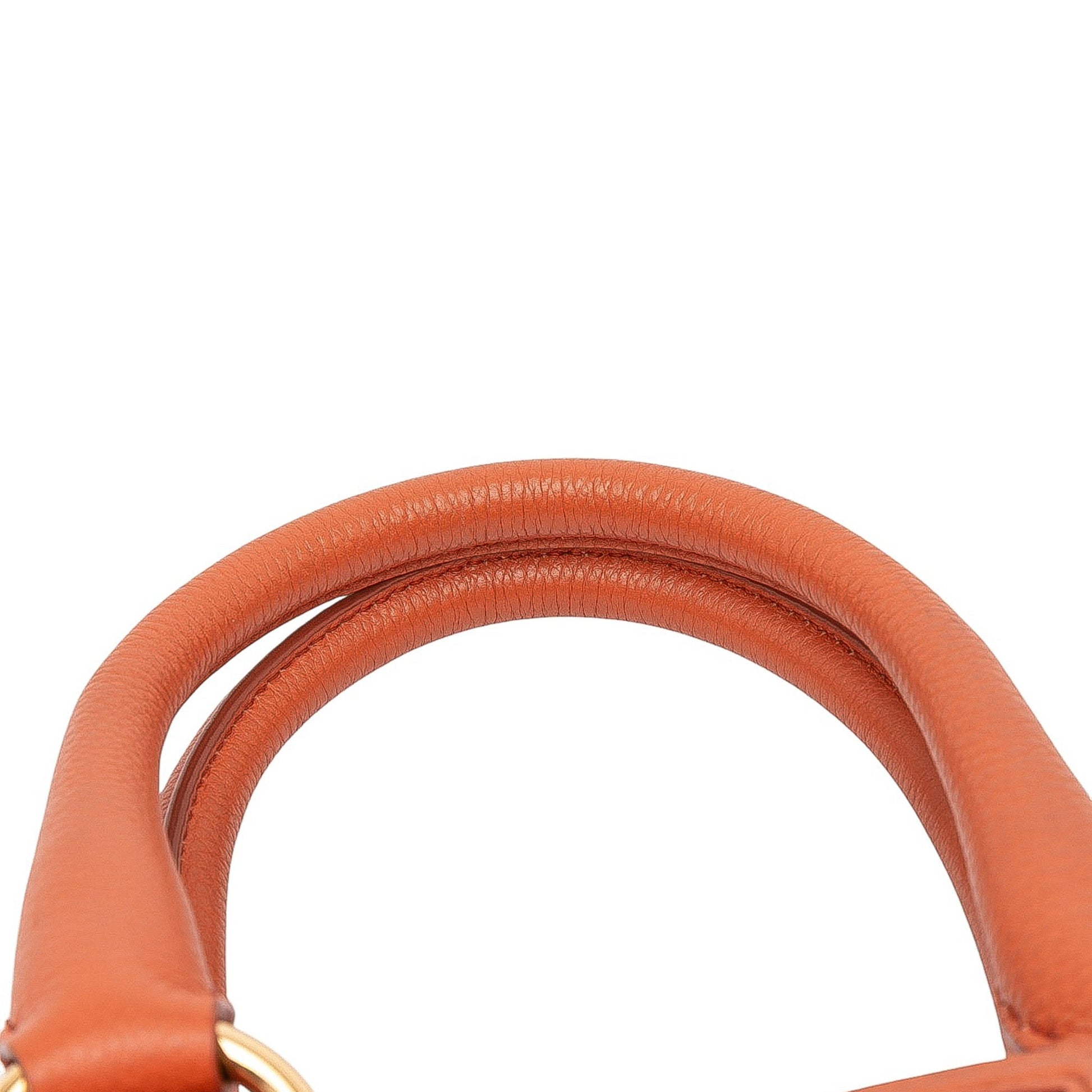 Prada Vitello Daino Open Convertible Tote
