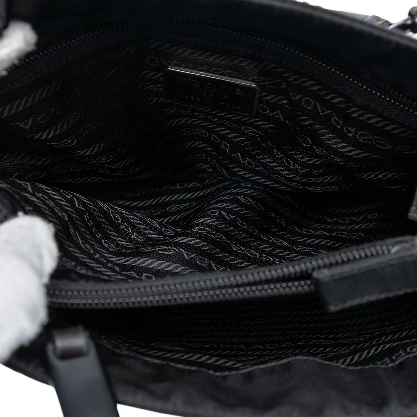Prada Tessuto Impunto Chain Tote