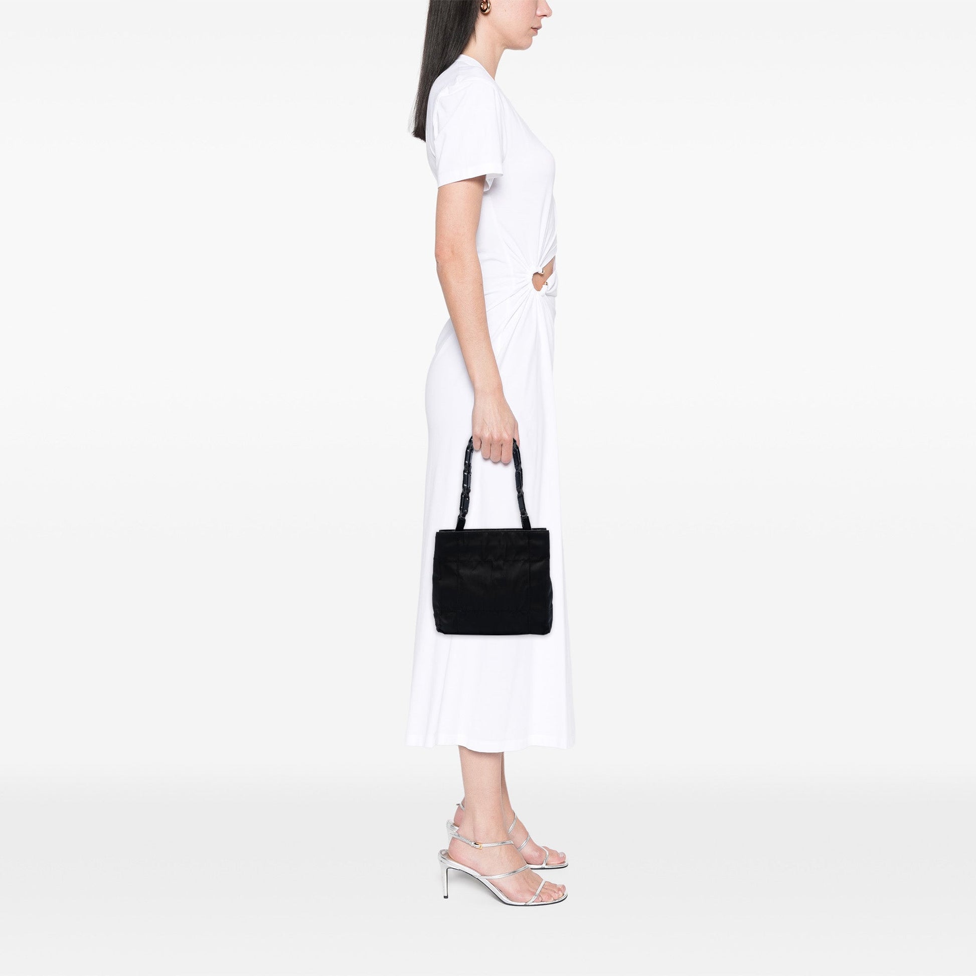 Prada Tessuto Impunto Chain Tote