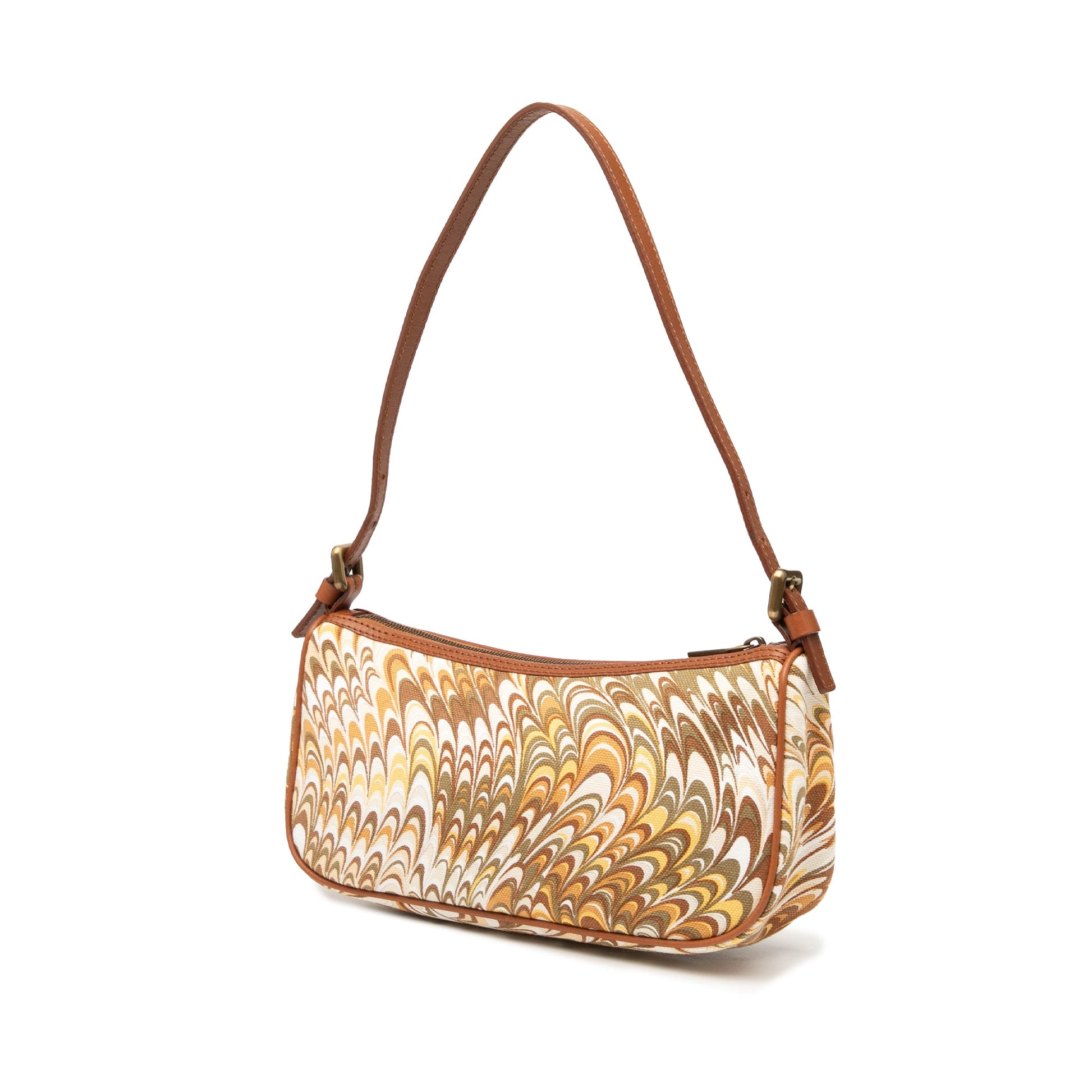 Celine Printed Canvas Shoulder Bag