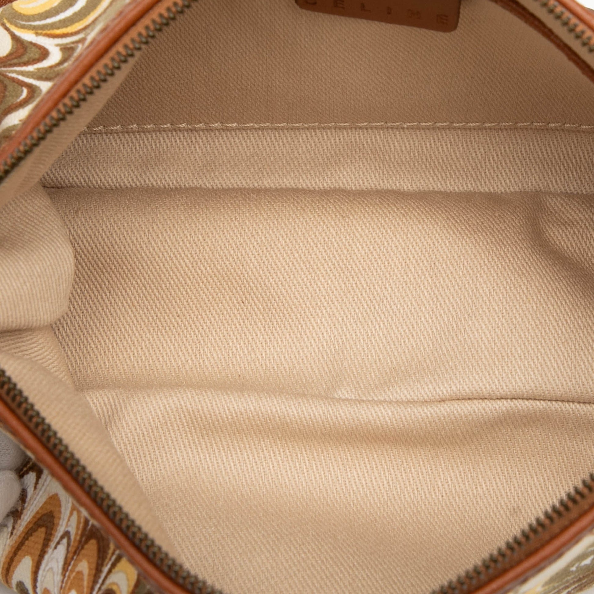 Celine Printed Canvas Shoulder Bag