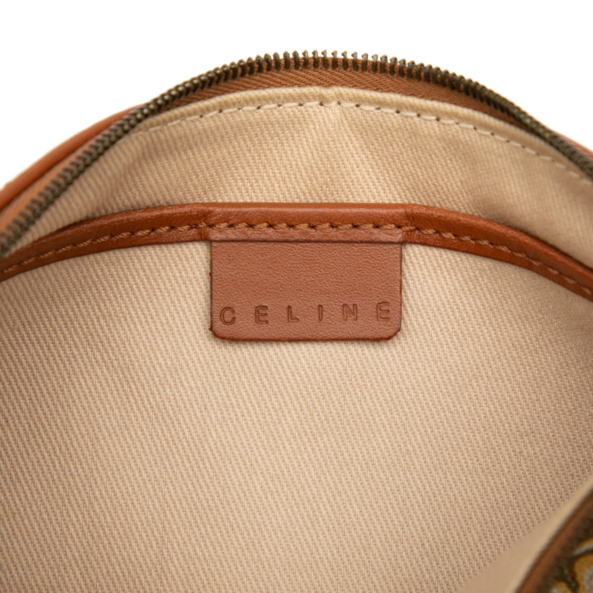 Celine Printed Canvas Shoulder Bag