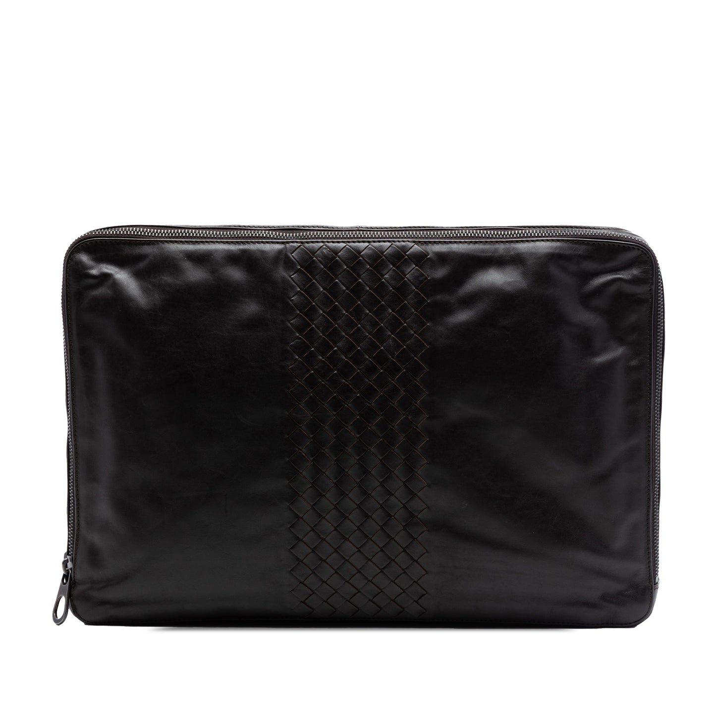 Bottega Veneta Intrecciato Trimmed Nappa Document Case