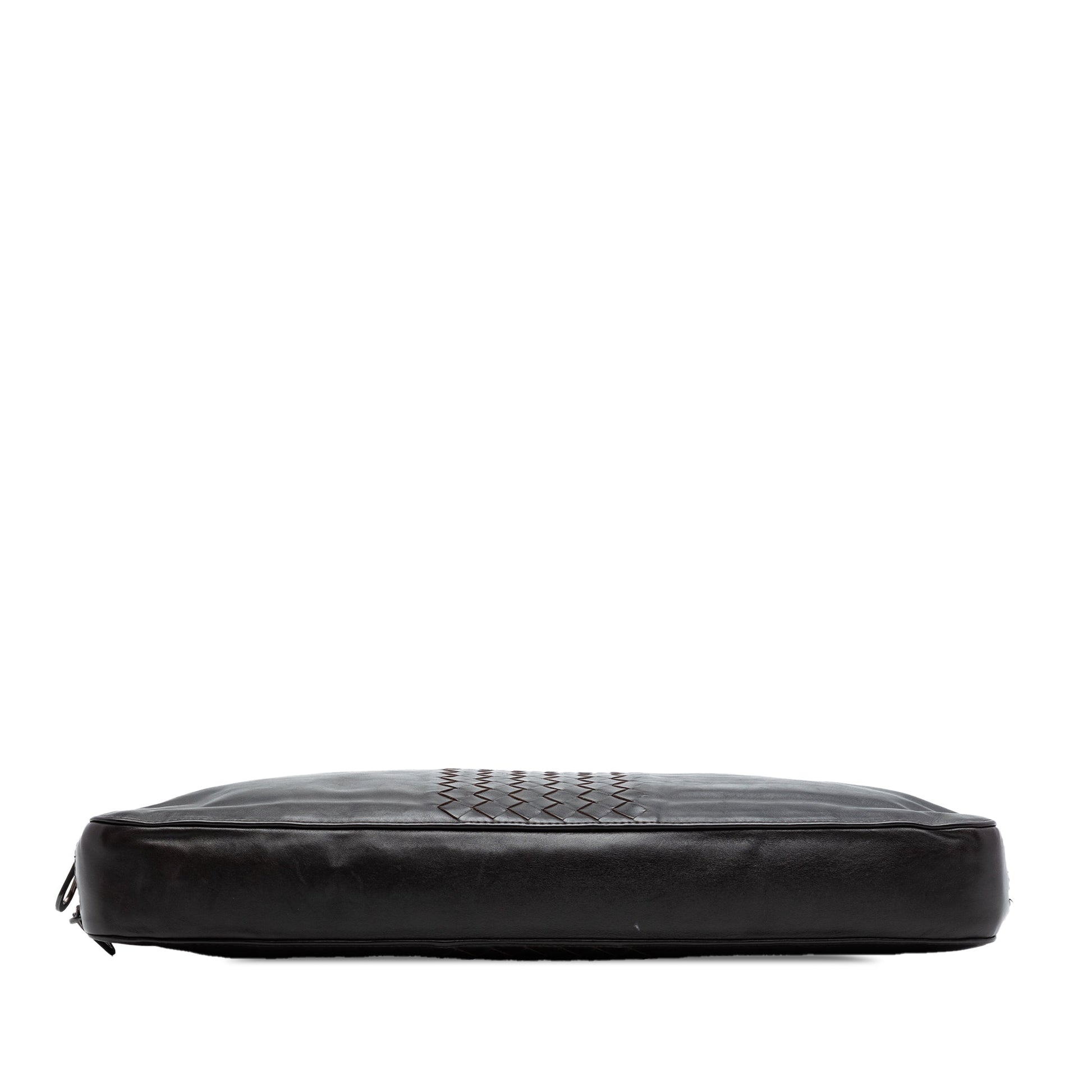 Bottega Veneta Intrecciato Trimmed Nappa Document Case