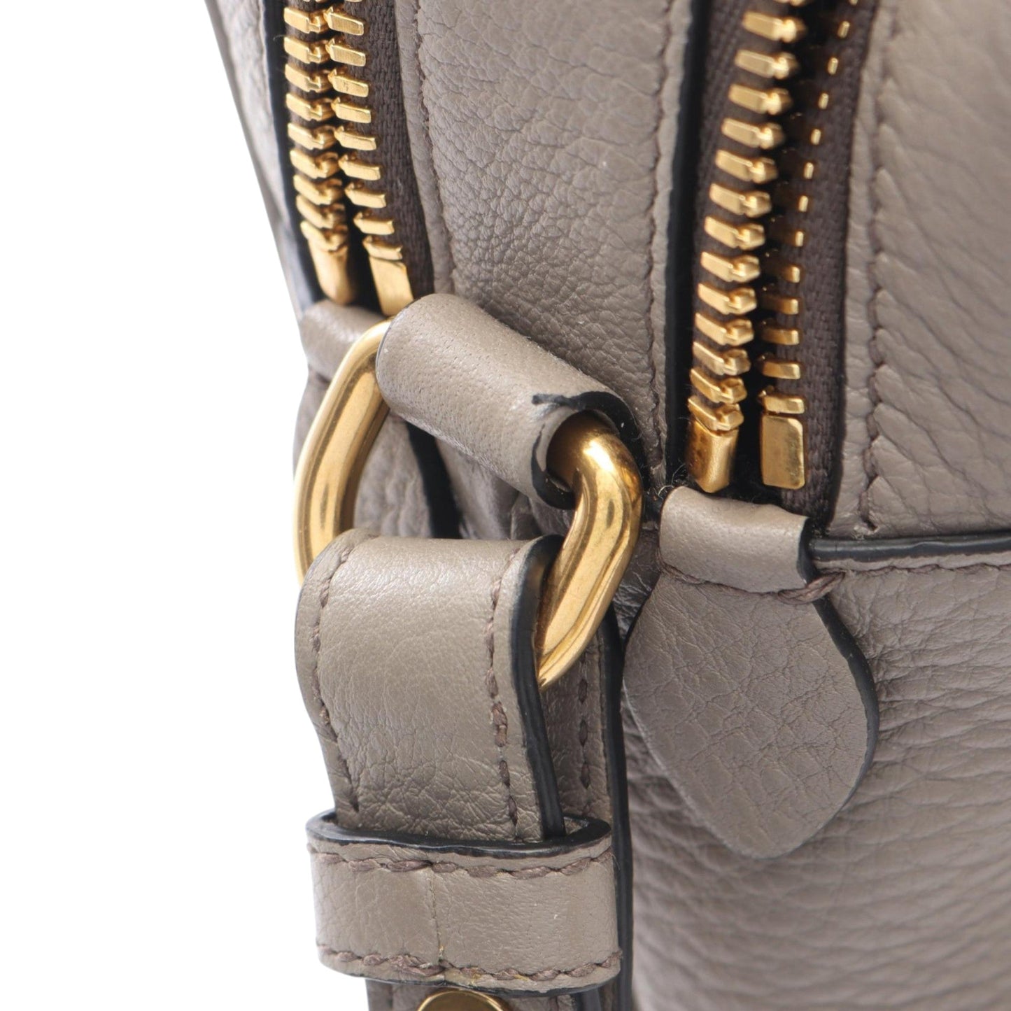 Prada Vitello Daino Double Zip Camara Bag