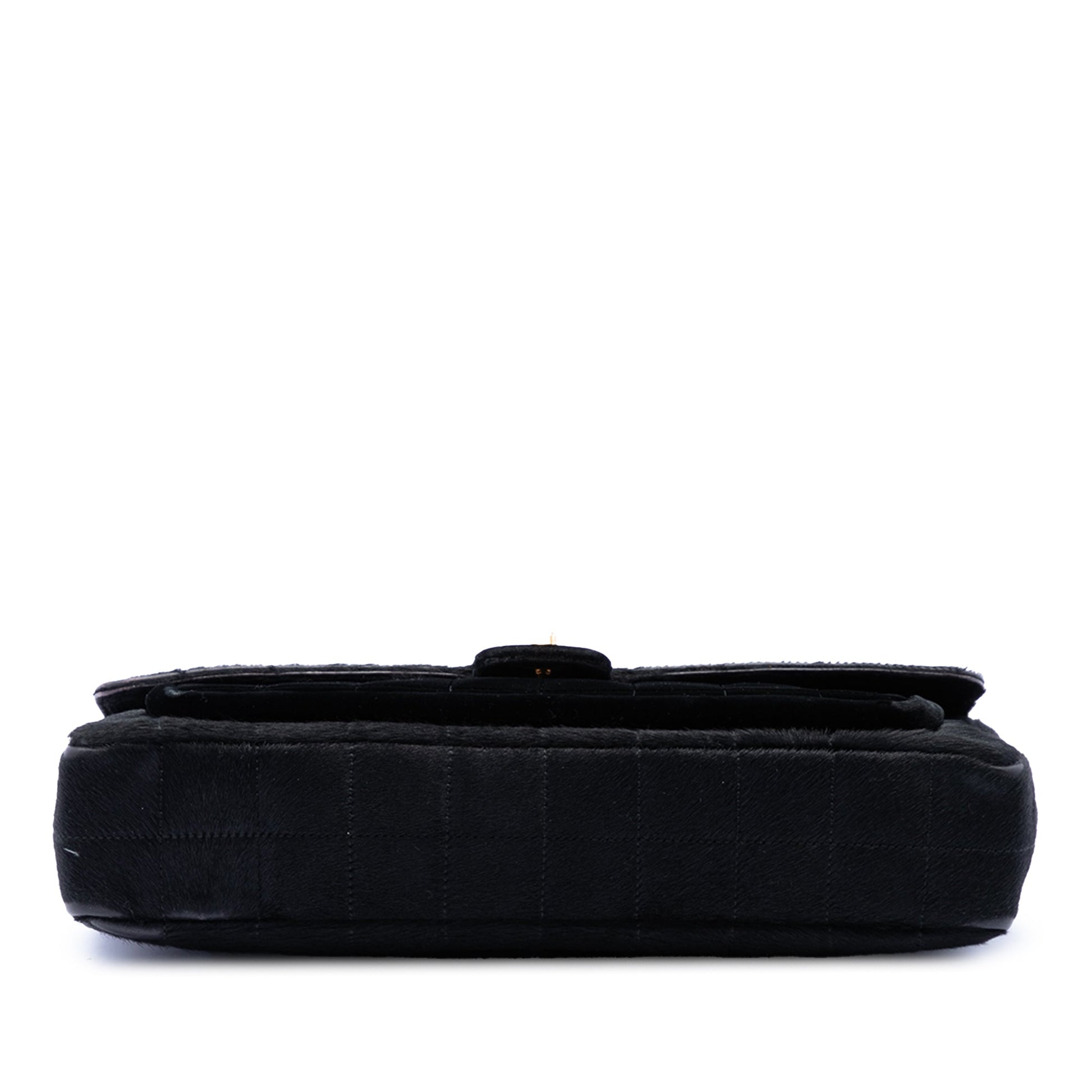 Chanel Chocolate Bar Pony Hair East West Flap