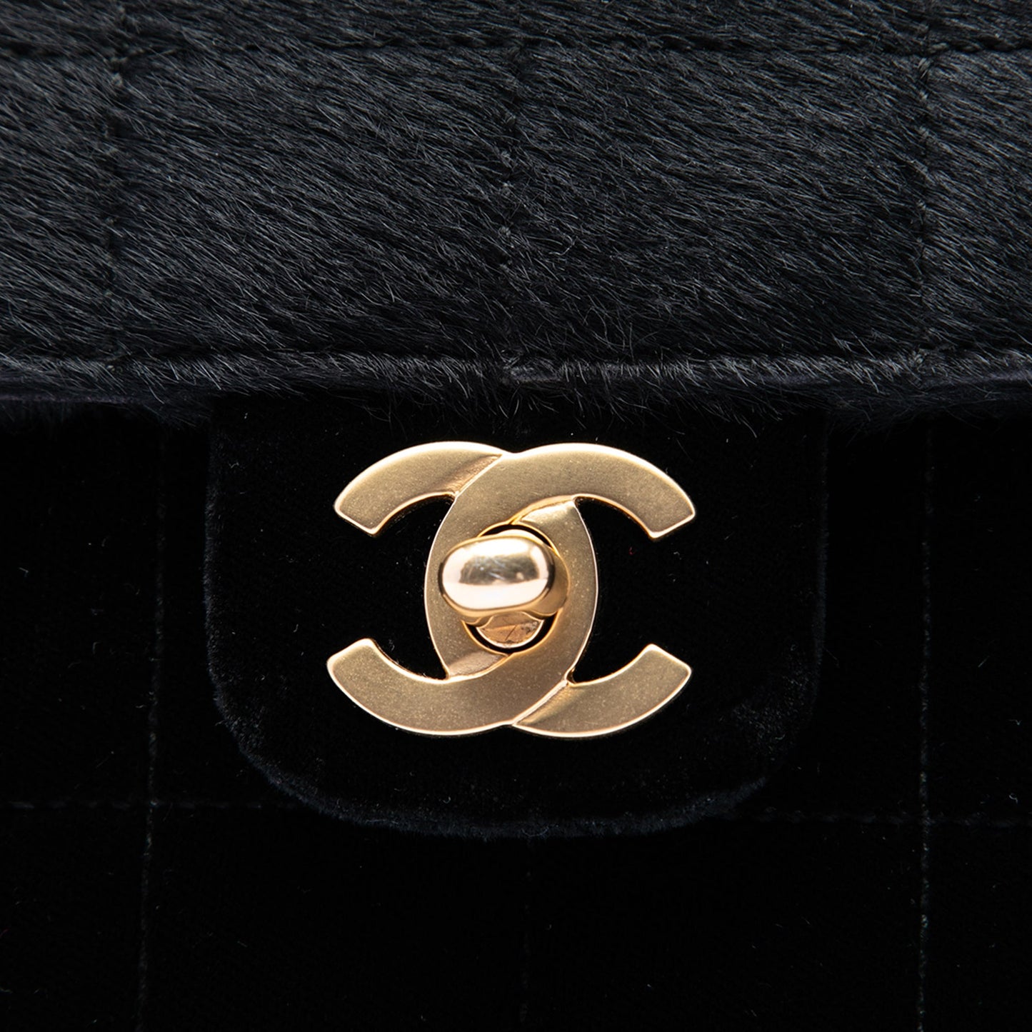 Chanel Chocolate Bar Pony Hair East West Flap