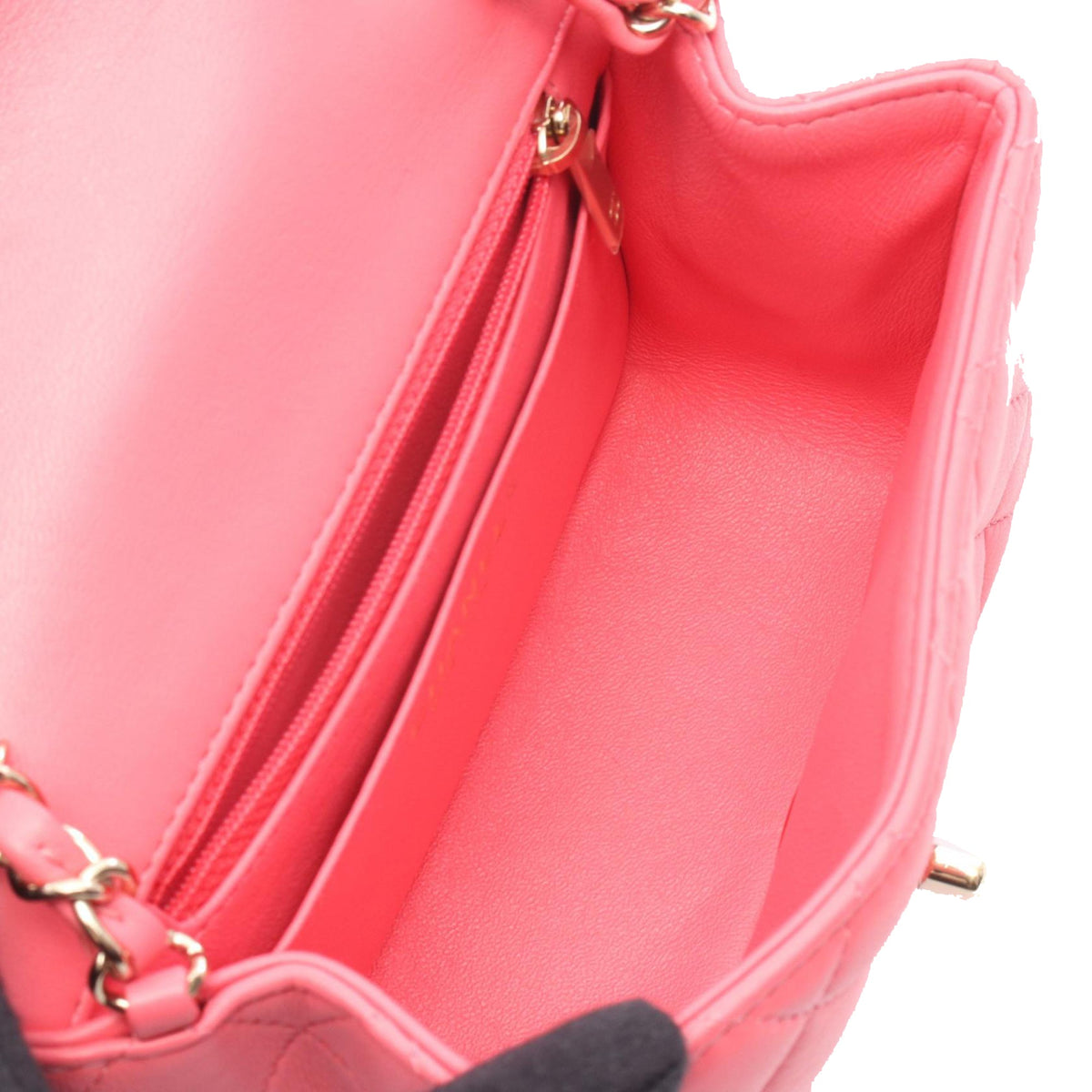 Chanel Mini Square Classic Lambskin Single Flap