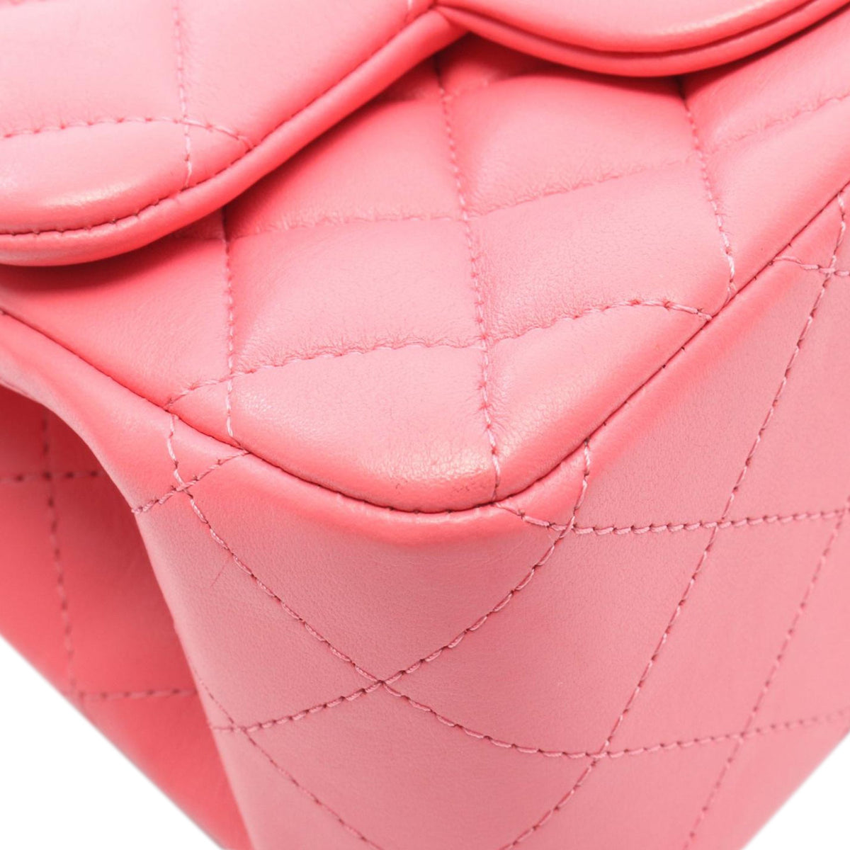 Chanel Mini Square Classic Lambskin Single Flap