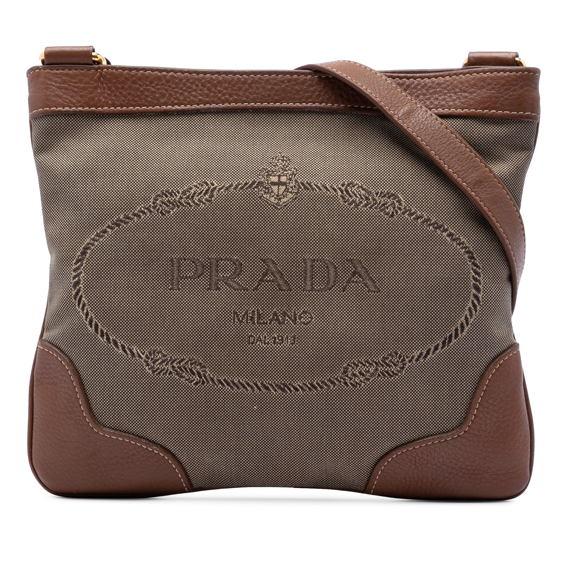 Prada Canvas Canapa Logo Crossbody