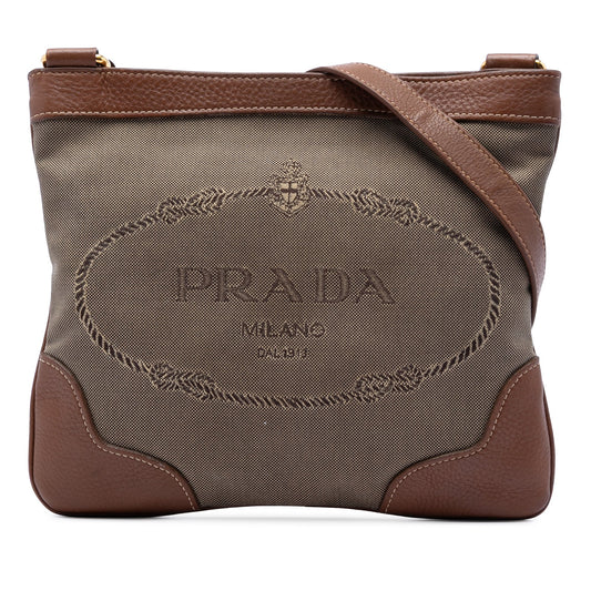 Prada Canvas Canapa Logo Crossbody