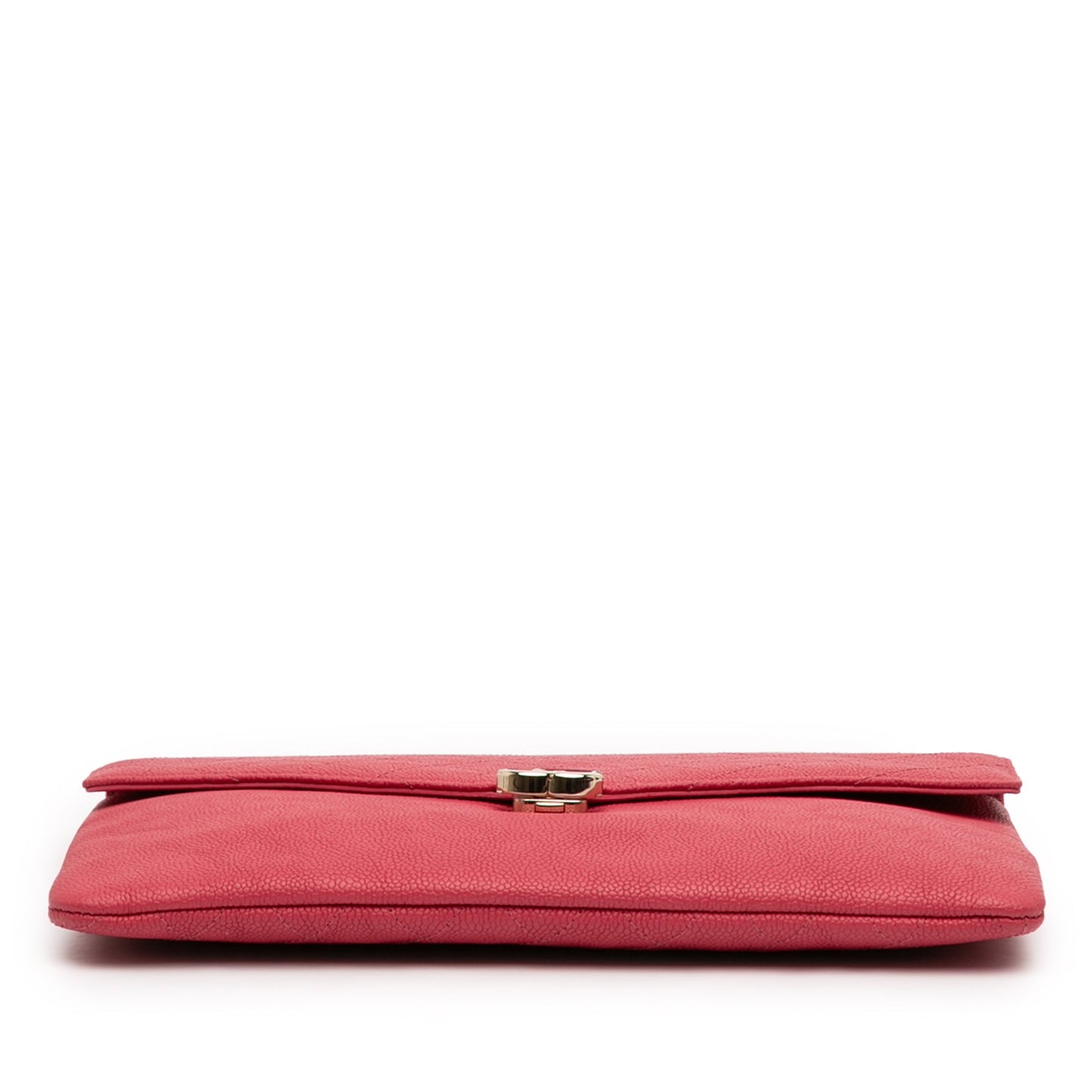 Chanel Paris Cuba Quilted Caviar Thread Around Envelope Clutch