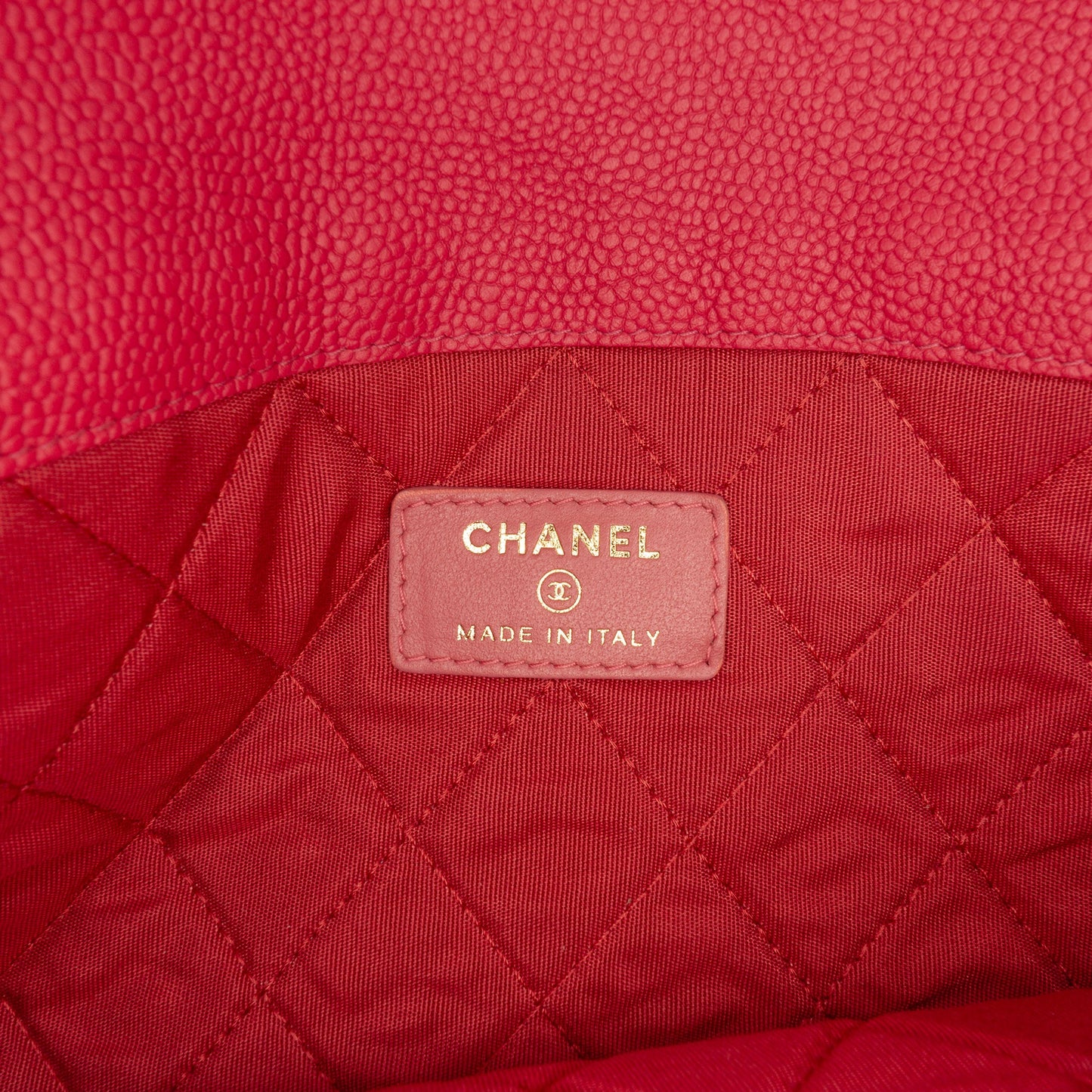 Chanel Paris Cuba Quilted Caviar Thread Around Envelope Clutch