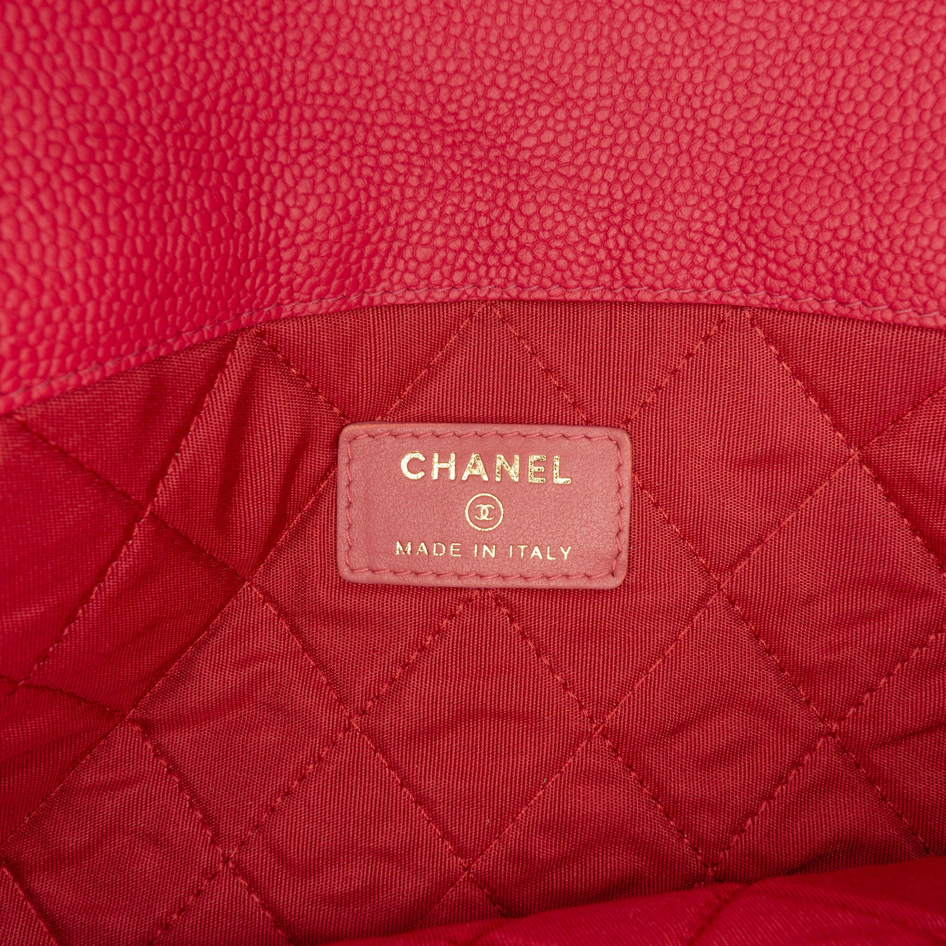Chanel Paris Cuba Quilted Caviar Thread Around Envelope Clutch